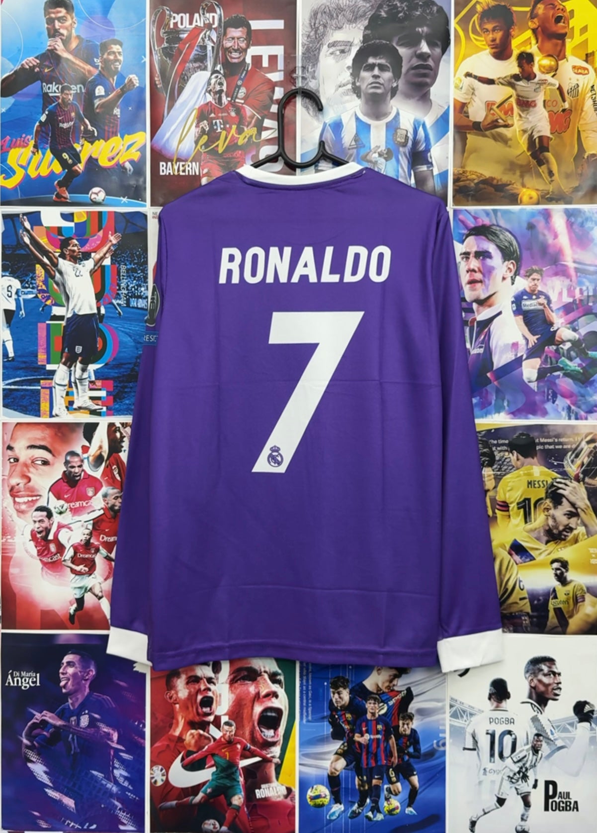RONALDO 16-17 AWAY FULL SLEEVE KIT