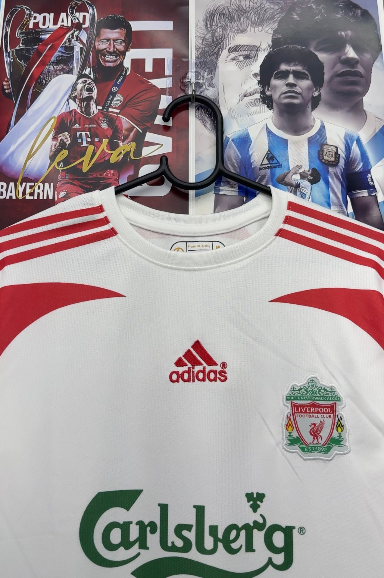 GERRARD LIVERPOOL 07-08 AWAY KIT