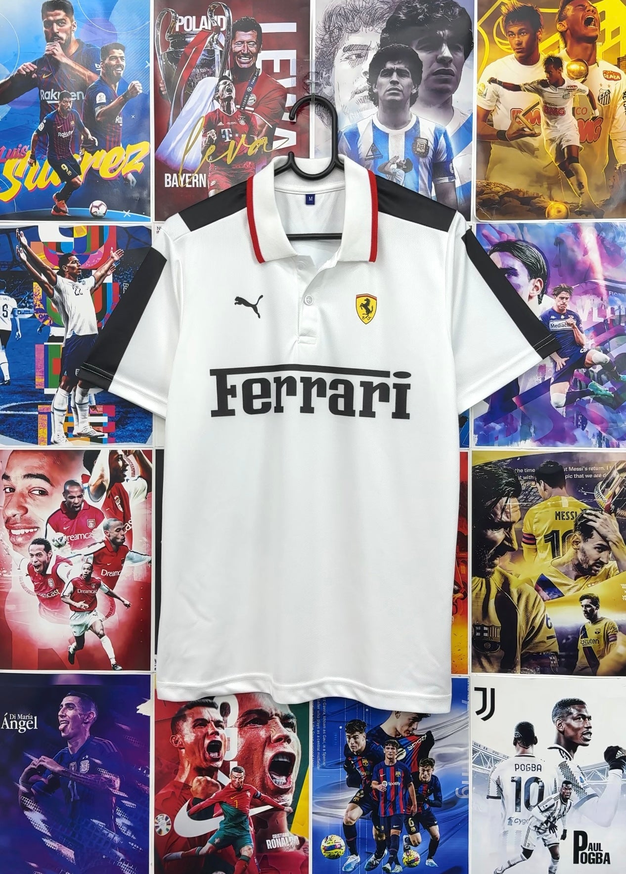 F1 FERRARI SCUDERIA WHITE POLO