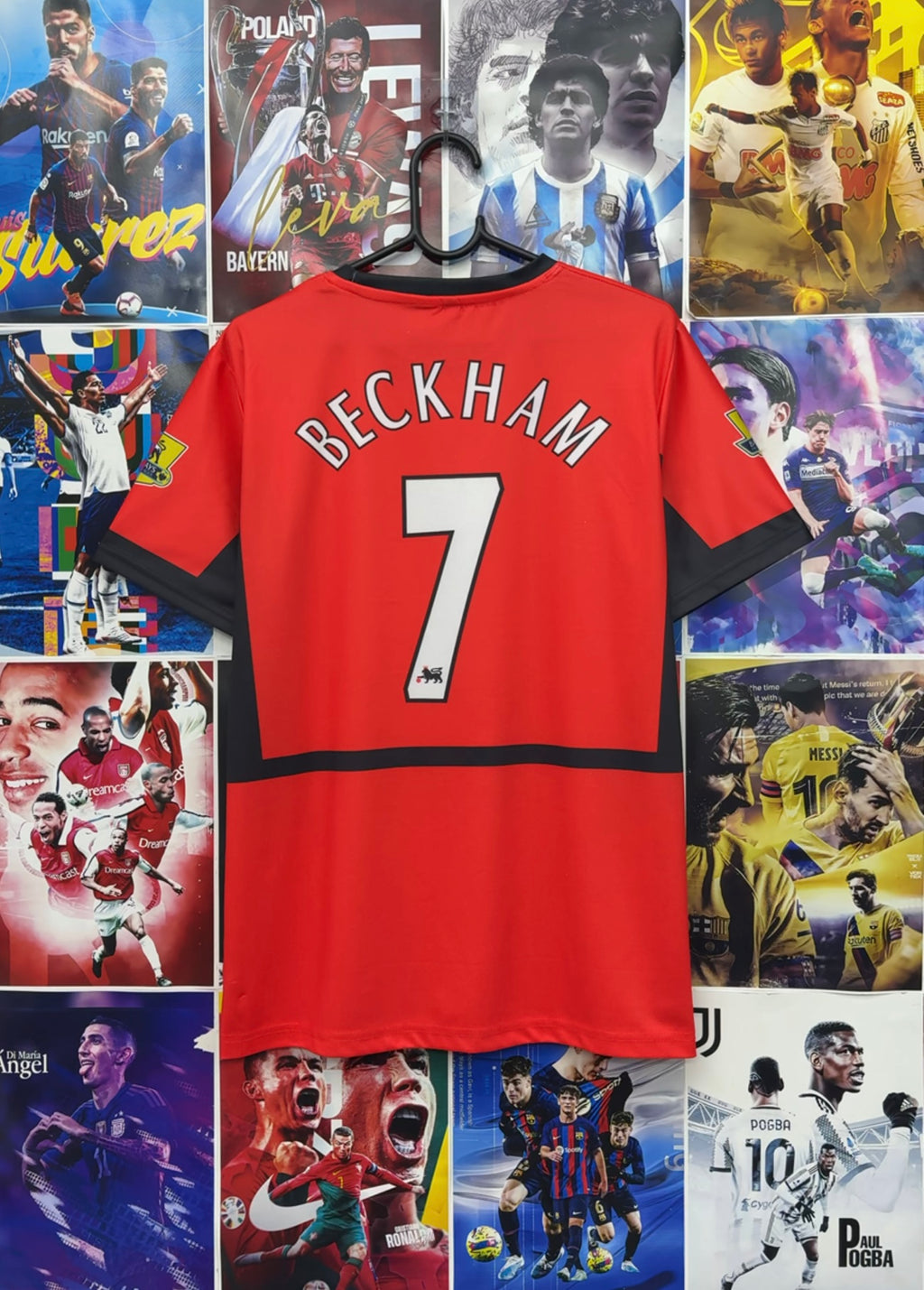 BECKHAM MAN UNITED 02-03 HOME KIT