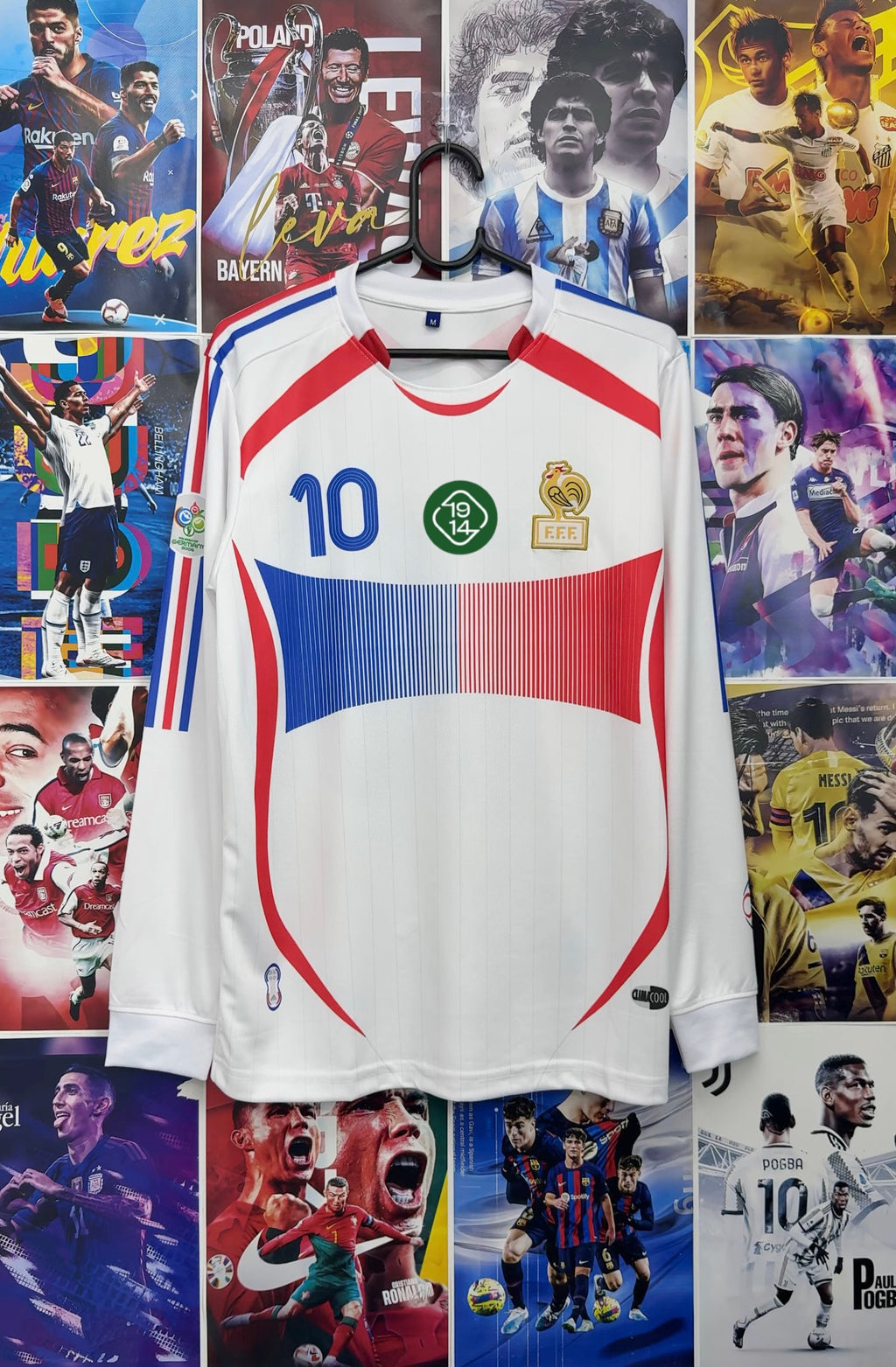 ZIDANE FRANCE 2006 AWAY FULL SLEEVE KIT