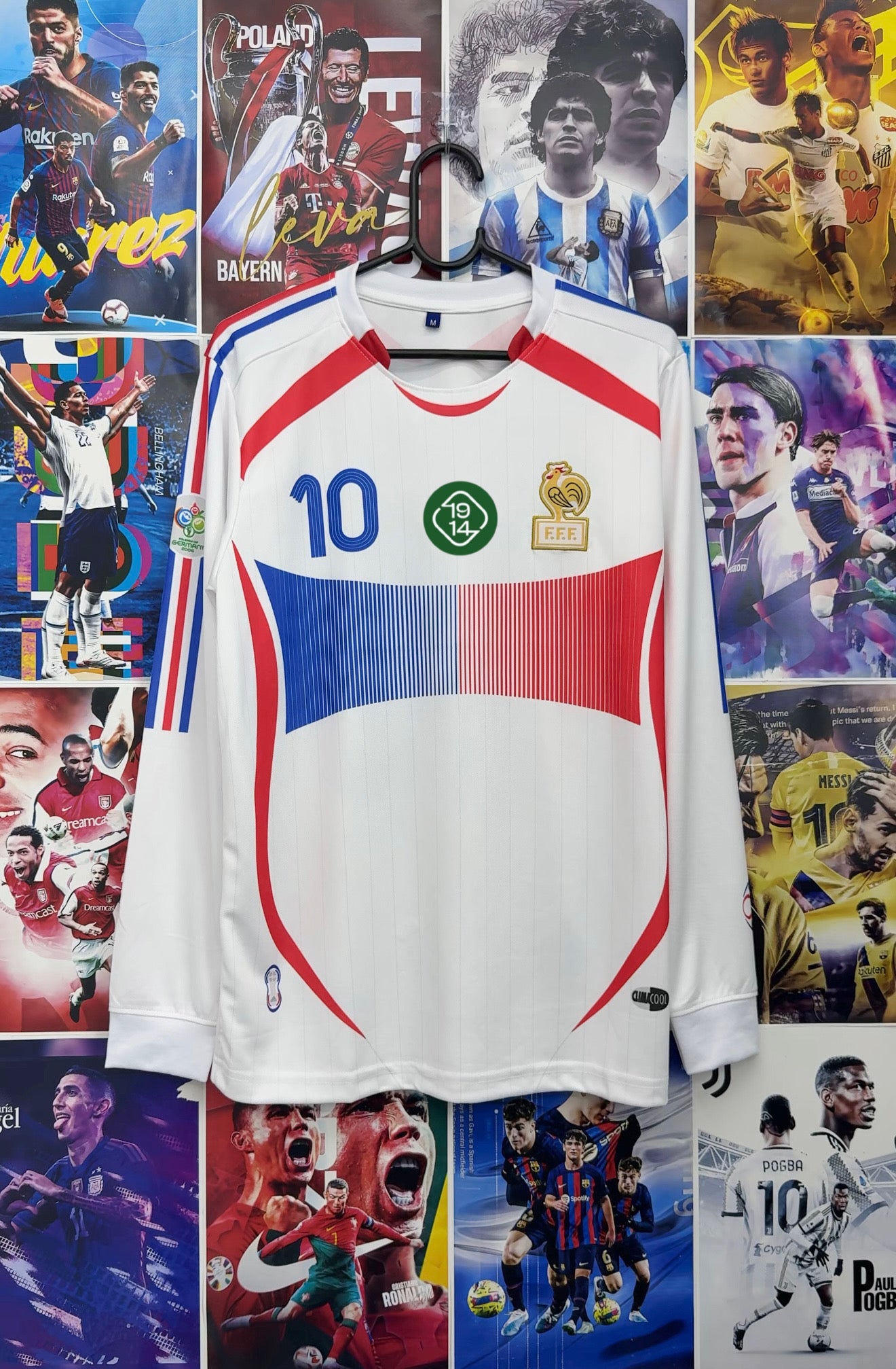 ZIDANE FRANCE 2006 AWAY FULL SLEEVE KIT