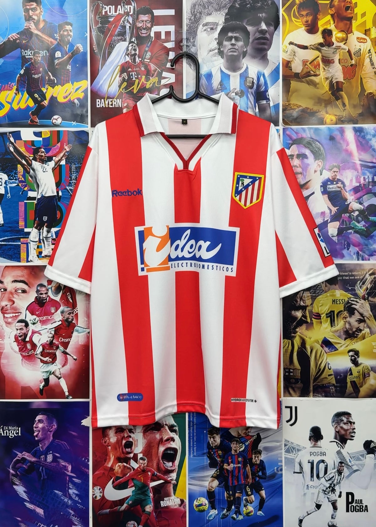TORRES ATHLETICO MADRID 2000-01 HOME OVERSIZED KIT