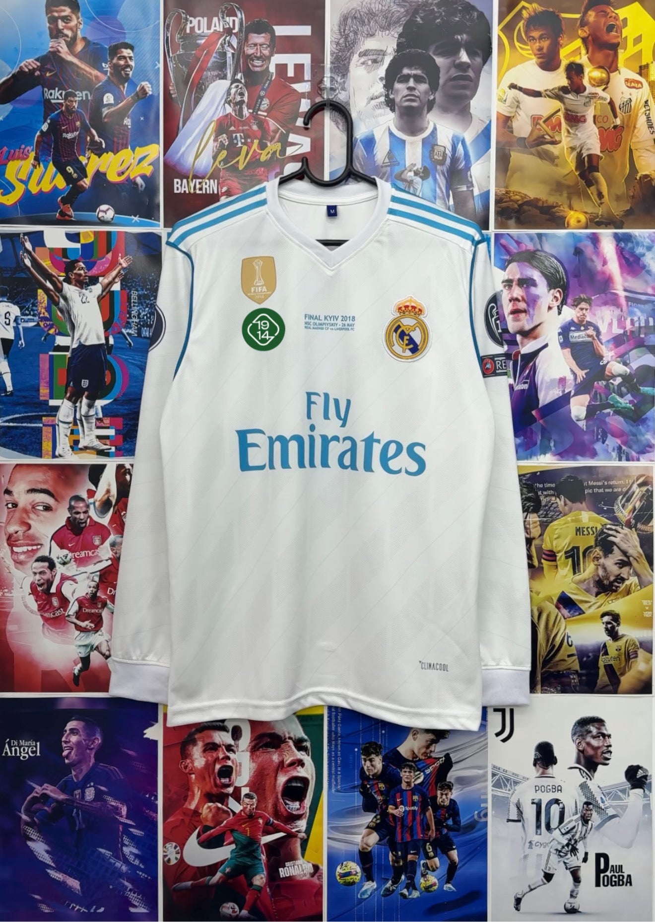 RONALDO REAL MADRID 17-18 HOME FULL SLEEVE KIT