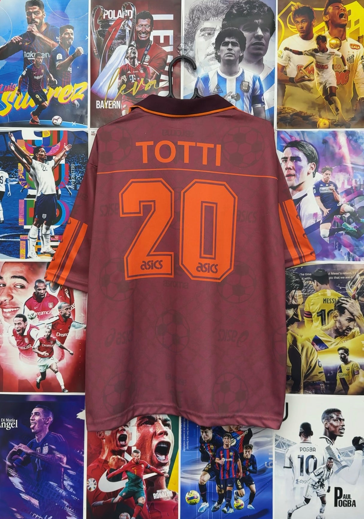 TOTTI ROMA 95-96 HOME OVERSIZED KIT