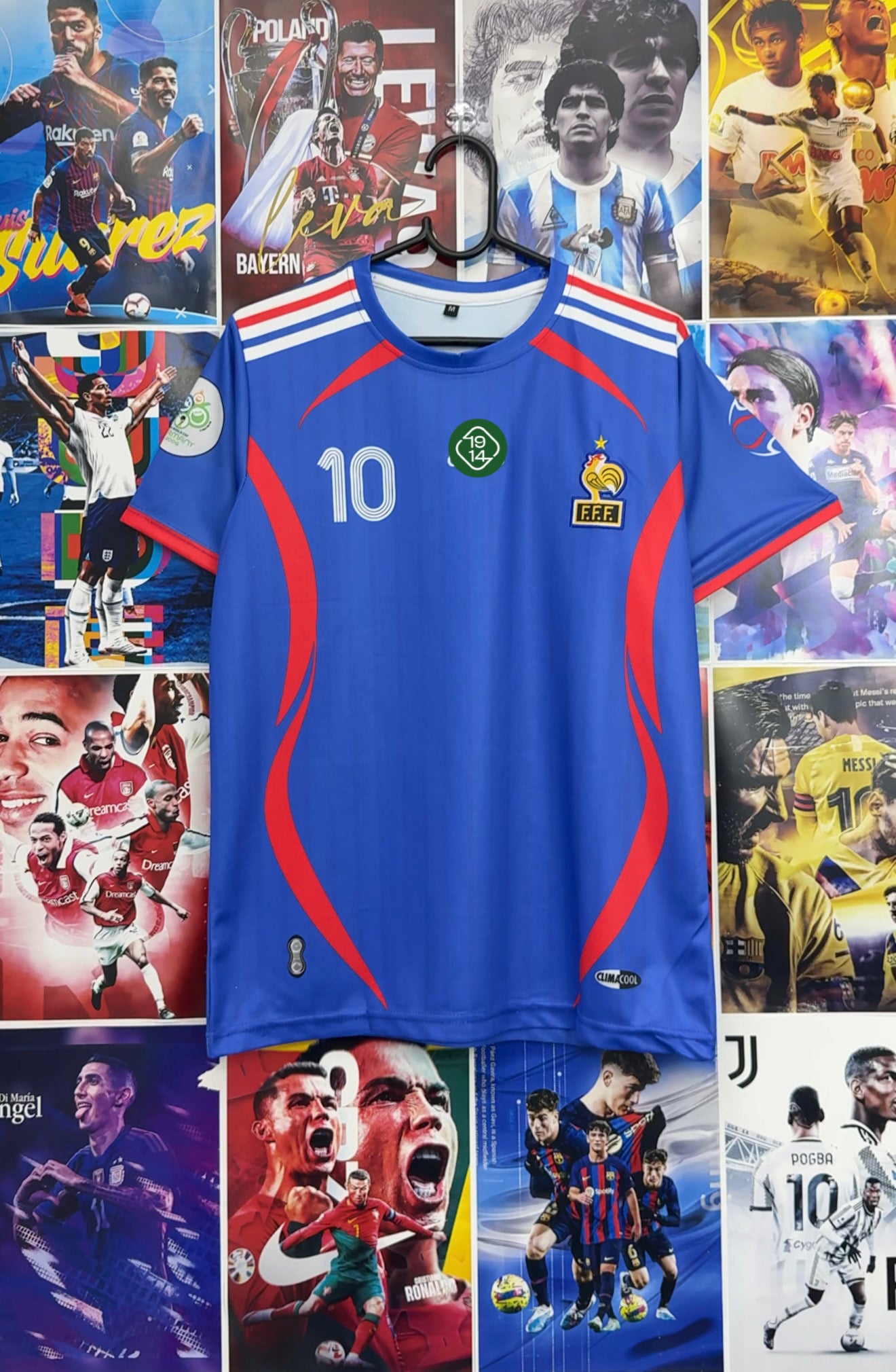 ZIDANE FRANCE 2006 HOME KIT