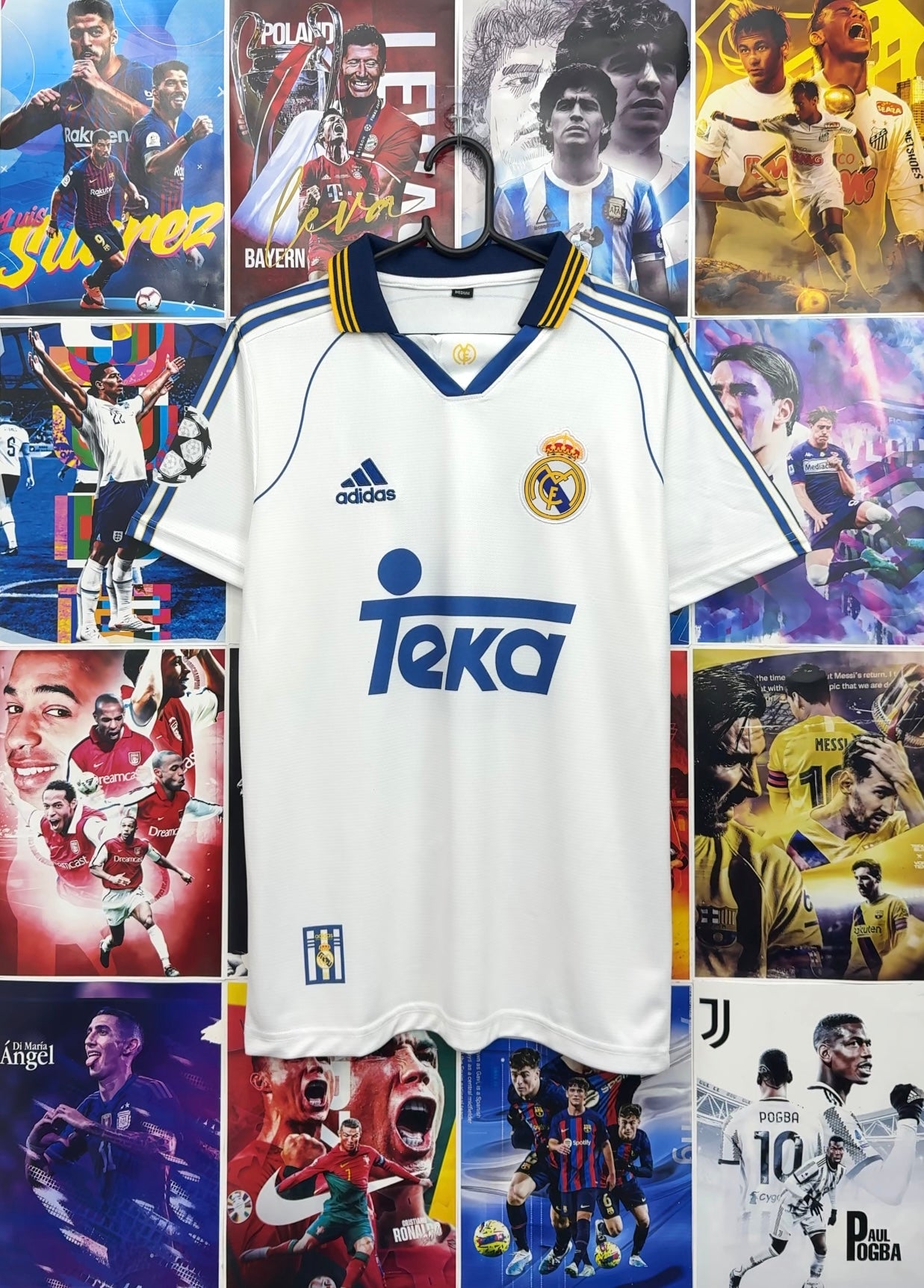 CARLOS REAL MADRID 99-00 HOME KIT