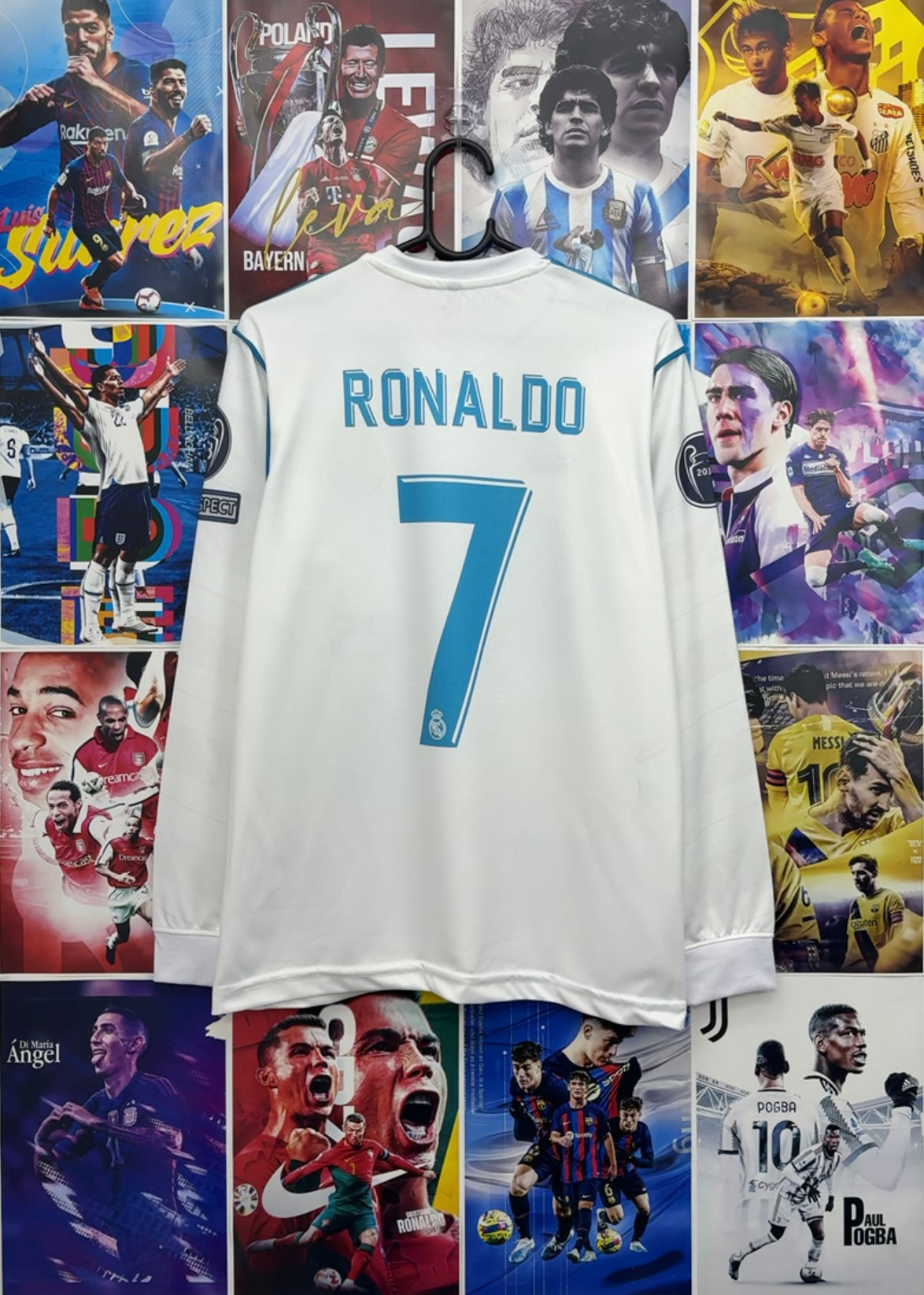 RONALDO REAL MADRID 17-18 HOME FULL SLEEVE KIT