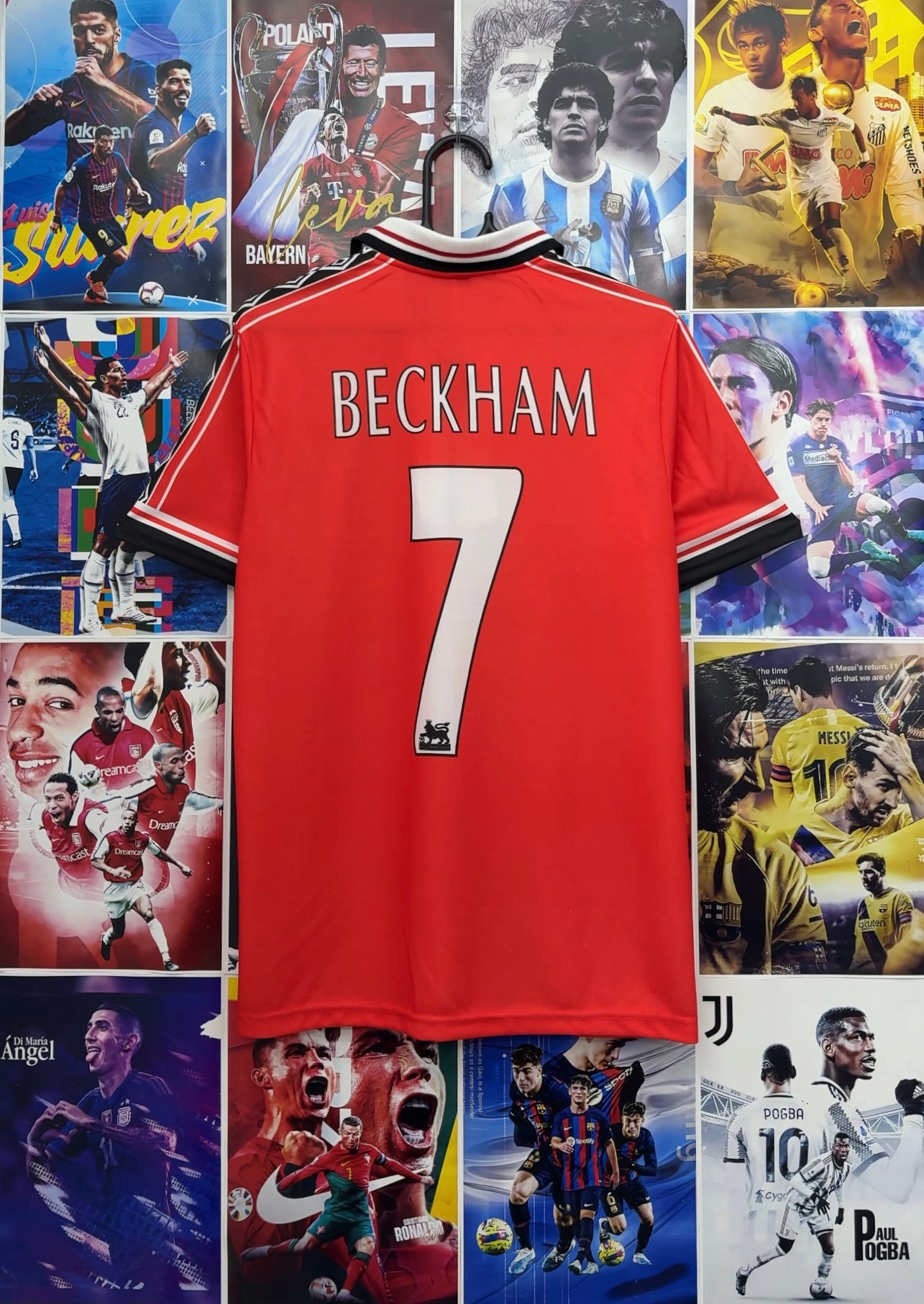 BECKHAM MAN UTD 98-99 HOME KIDS KIT