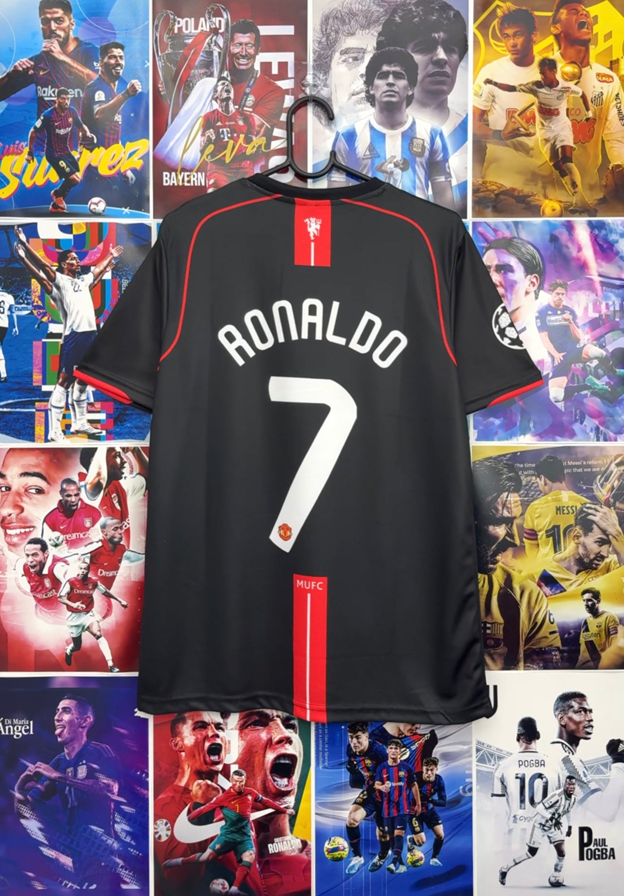 RONALDO MAN UNITED 07-08 AWAY KIT