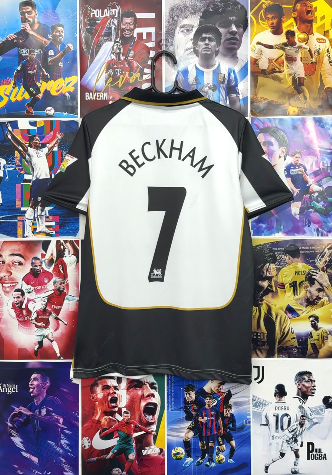 BECKHAM MAN UNITED 01-02 AWAY KIT