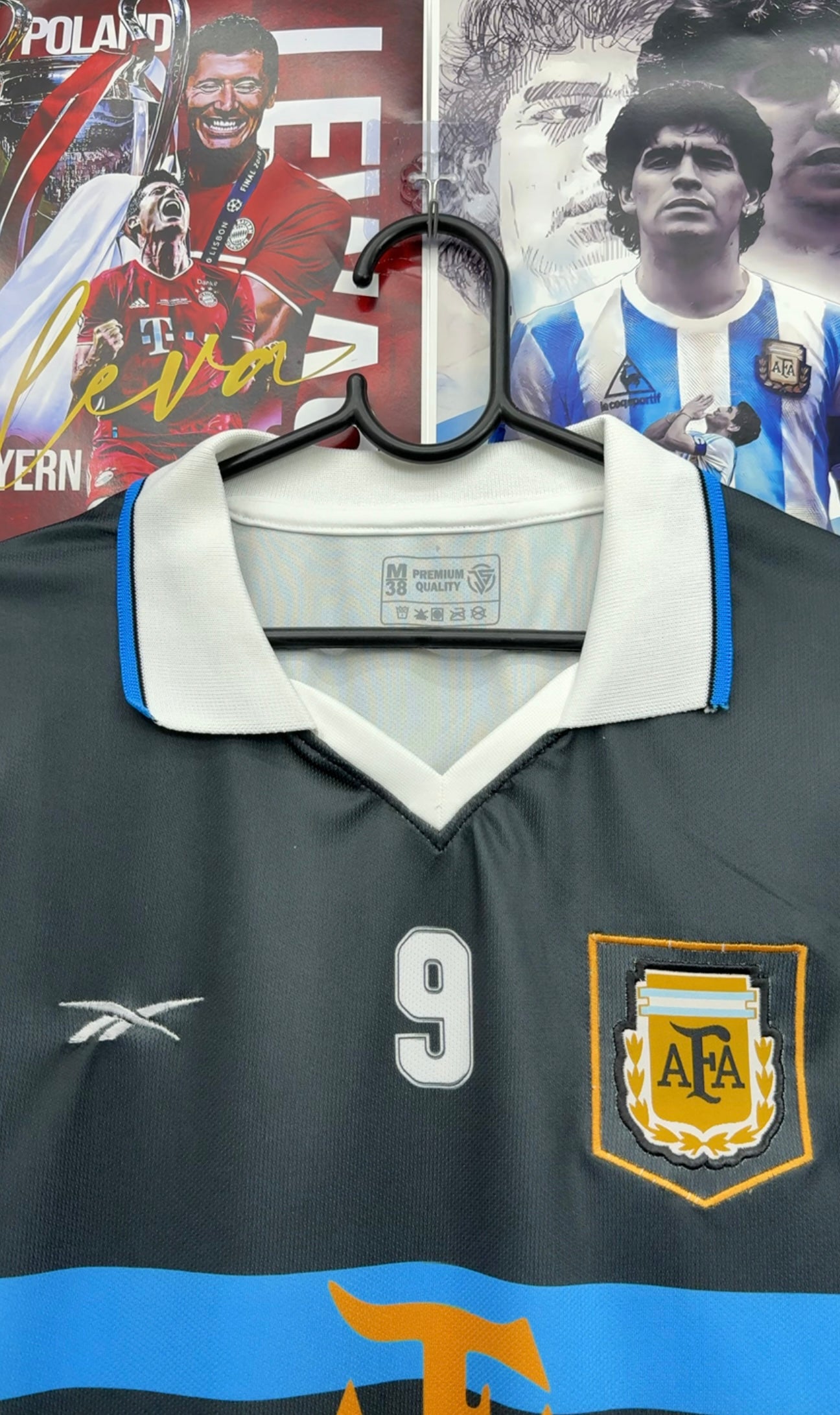 BATISTUTA ARGENTINA 1999 AWAY KIT