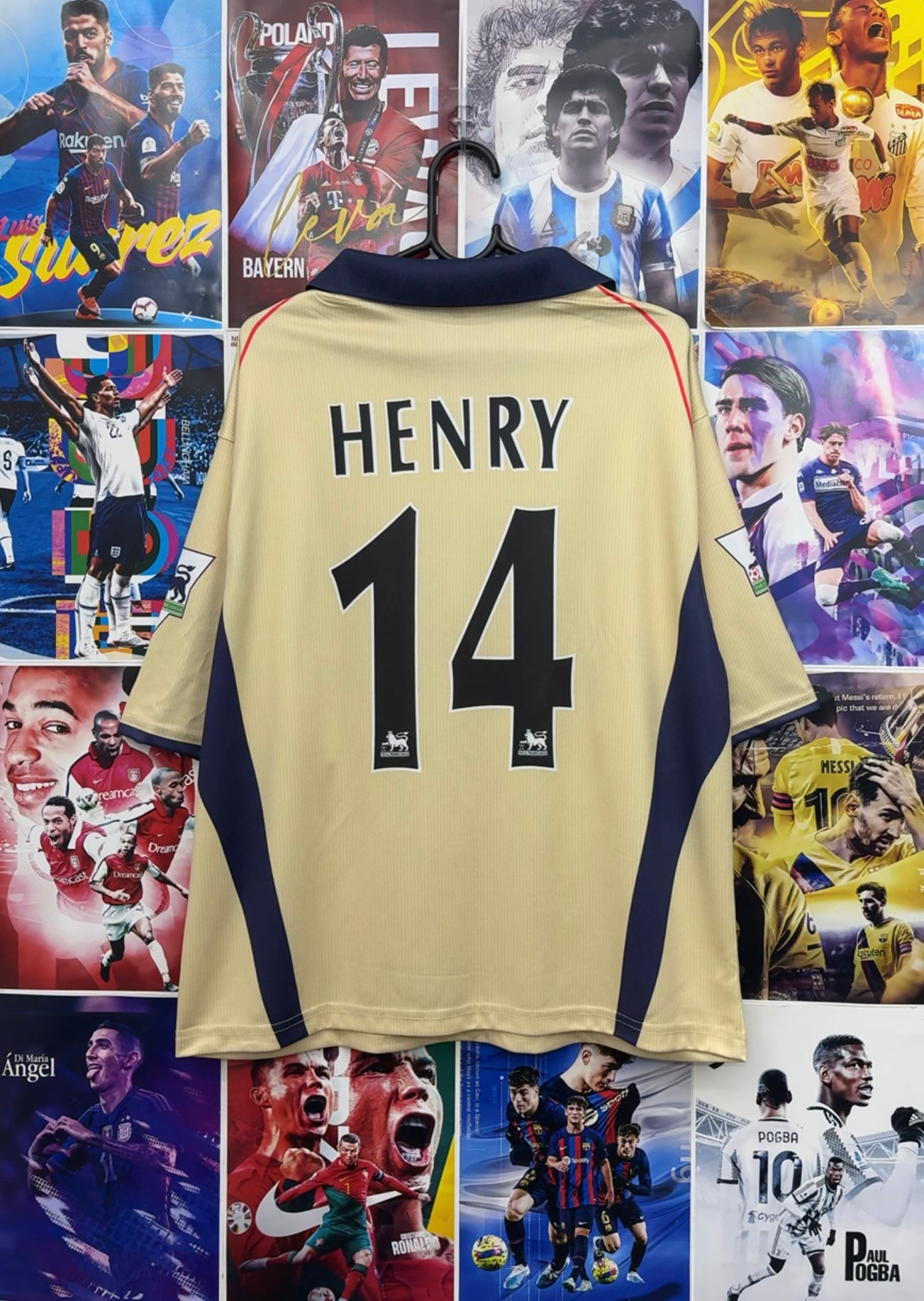 HENRY ARSENAL 01-02 AWAY OVERSIZED KIT
