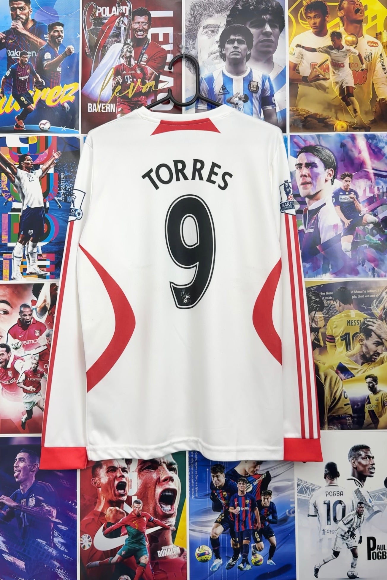 TORRES LIVERPOOL 07-08 AWAY FULL SLEEVE KIT
