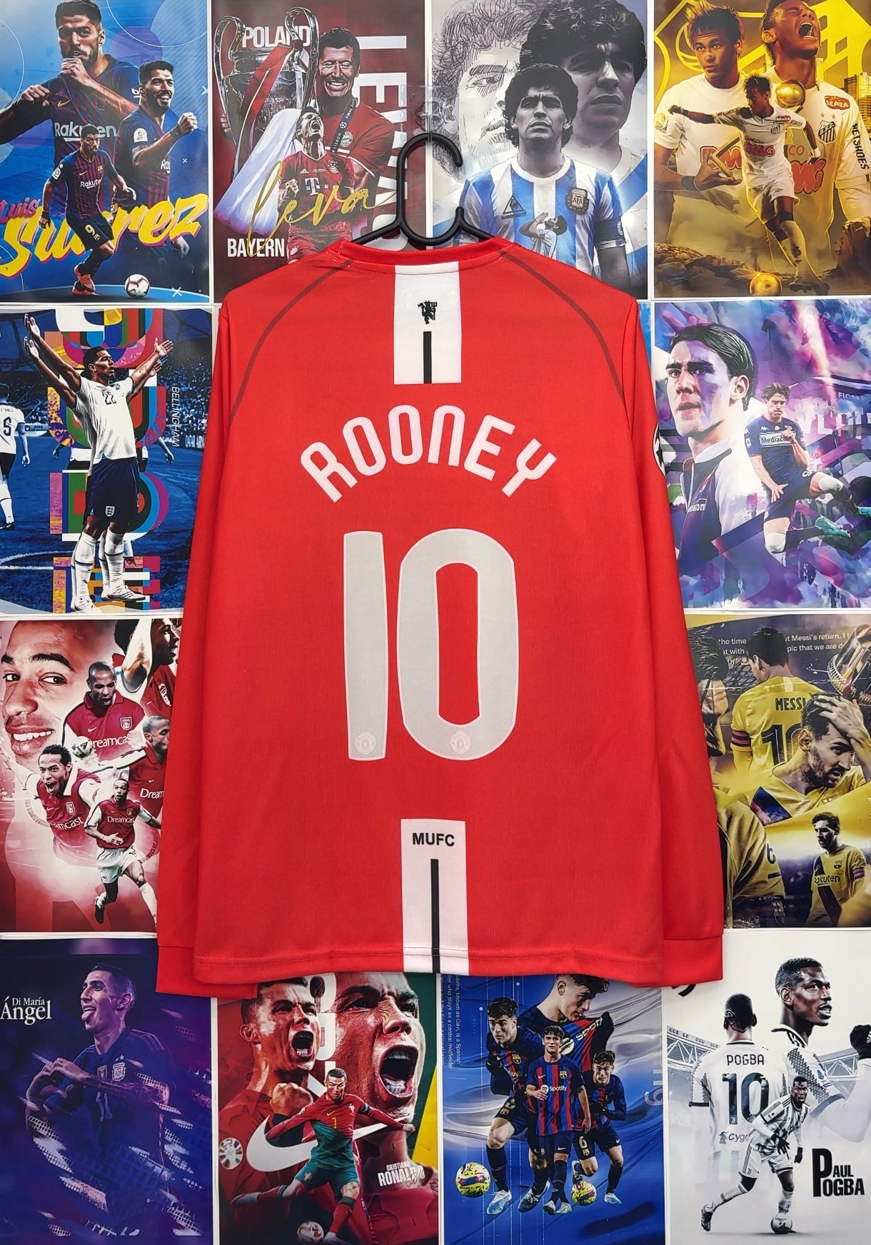 ROONEY MAN UNITED 07-08 HOME FULL SLEEVE KIT – Store 1914