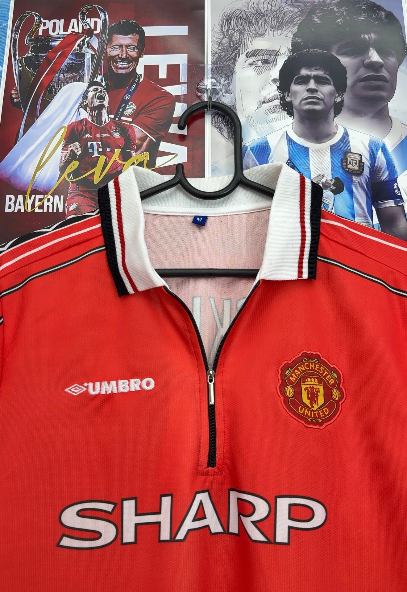 BECKHAM MAN UNITED 98-99 HOME KIT