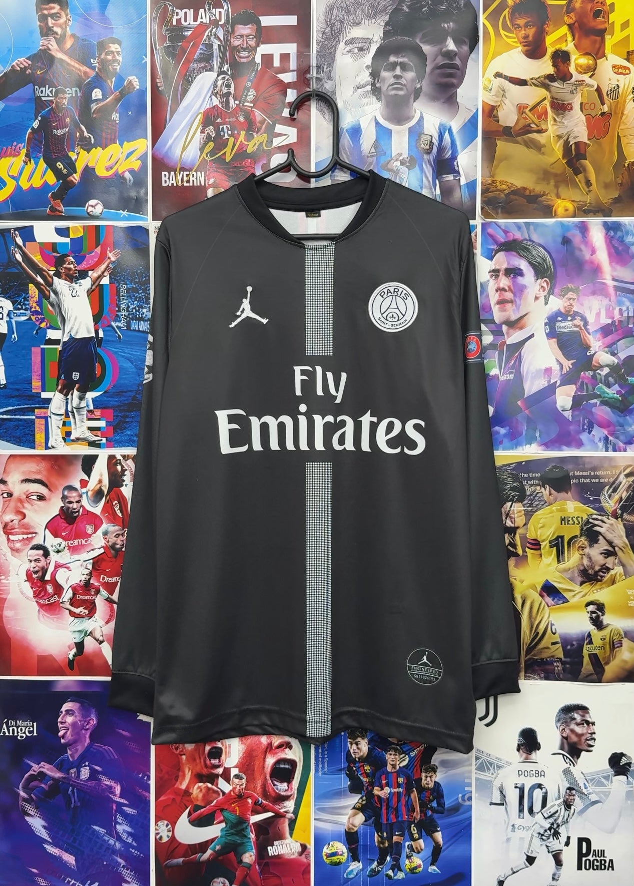 NEYMAR PSG 18-19 THIRD FULL SLEEVE KIT