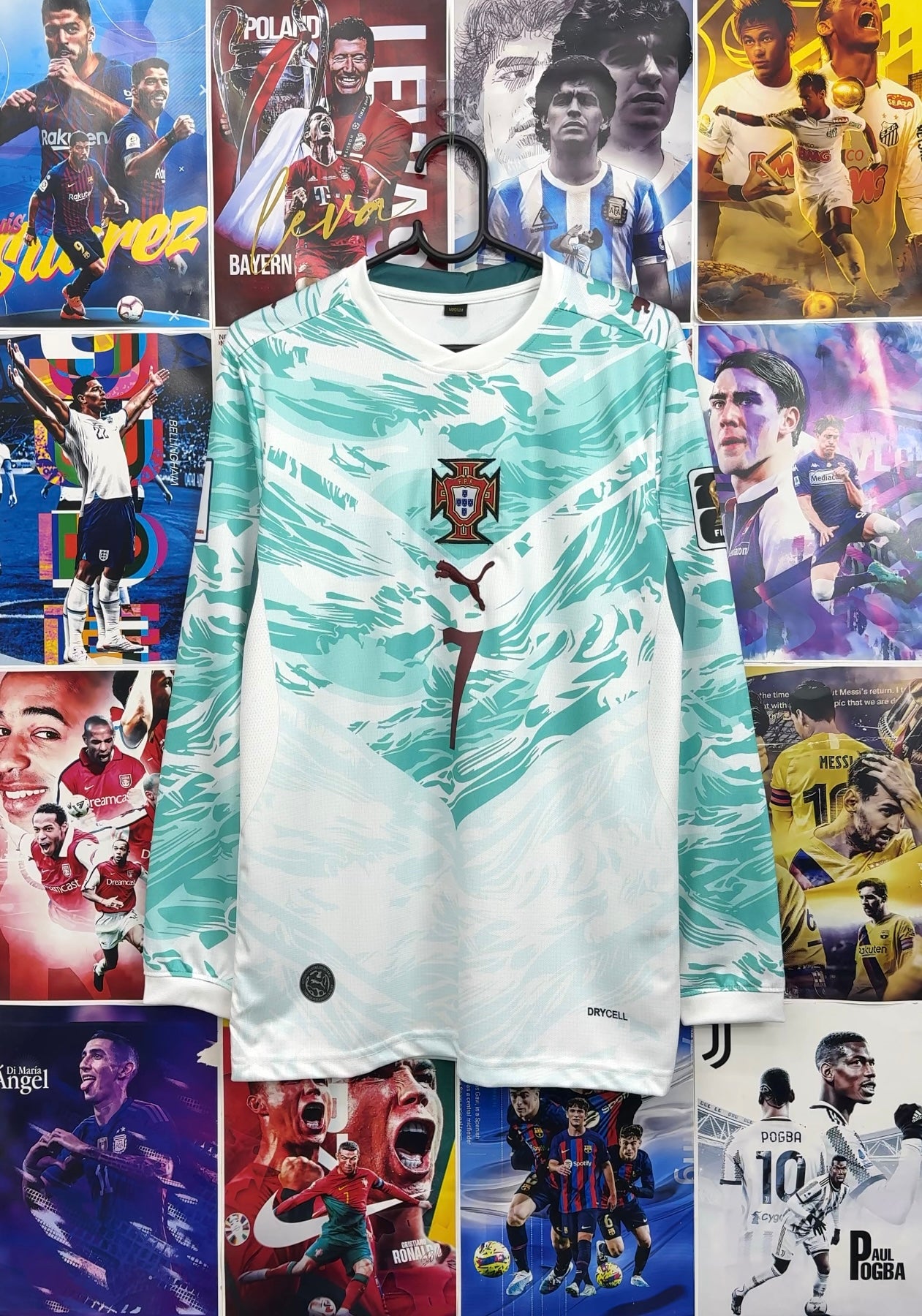 RONALDO PORTUGAL 2026 WORLD CUP AWAY FULL SLEEVE KIT (PREMIUM)