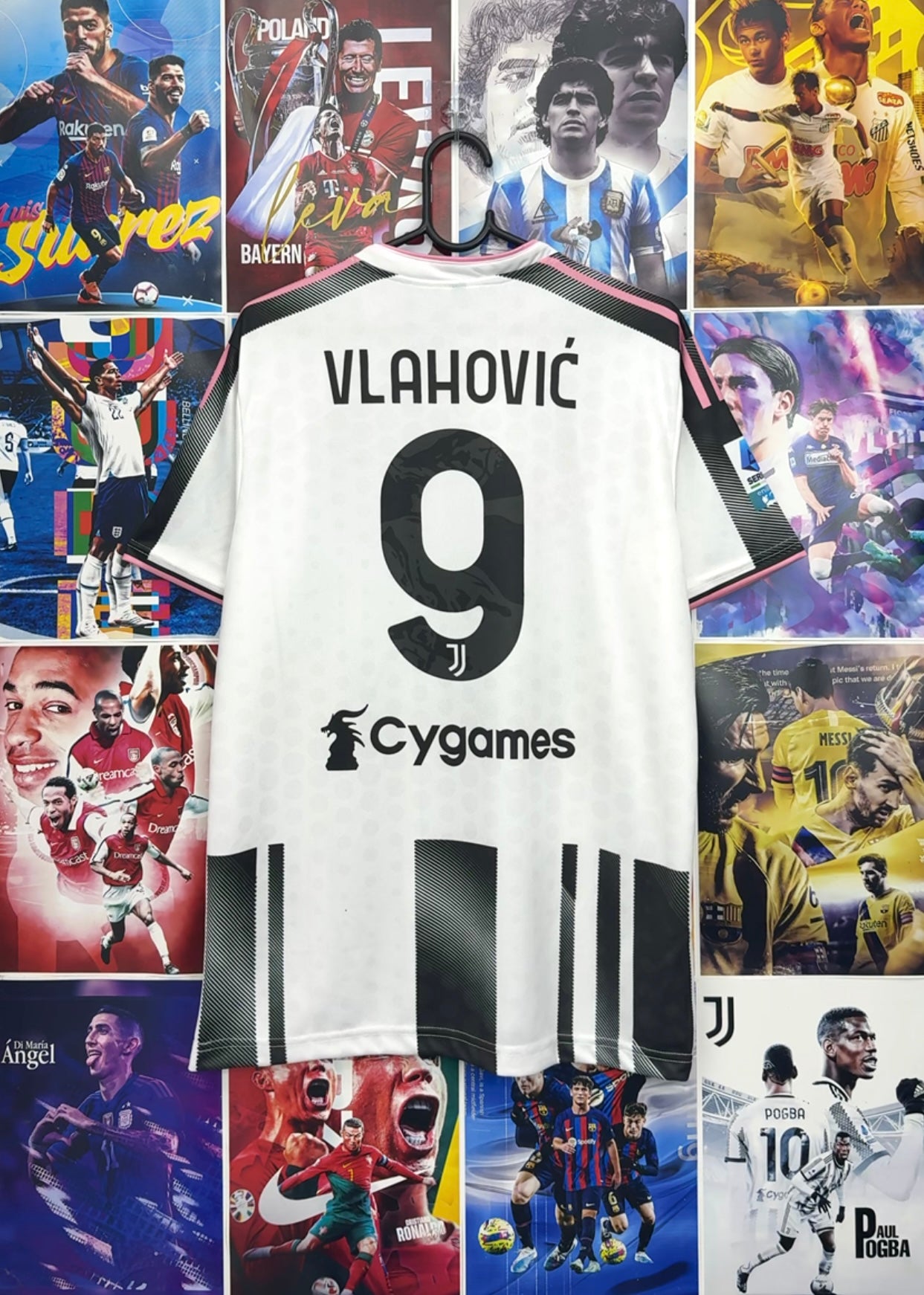 VLAHOVIC JUVE 25-26 HOME KIT