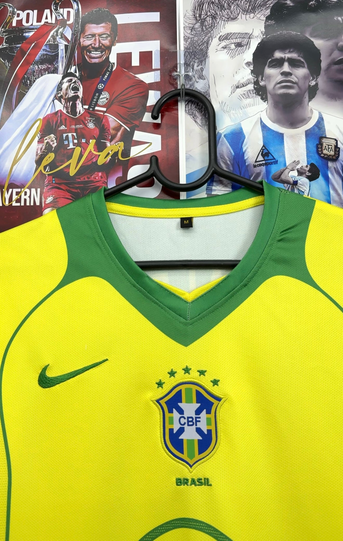 RONALDINHO BRAZIL 2004 HOME KIT