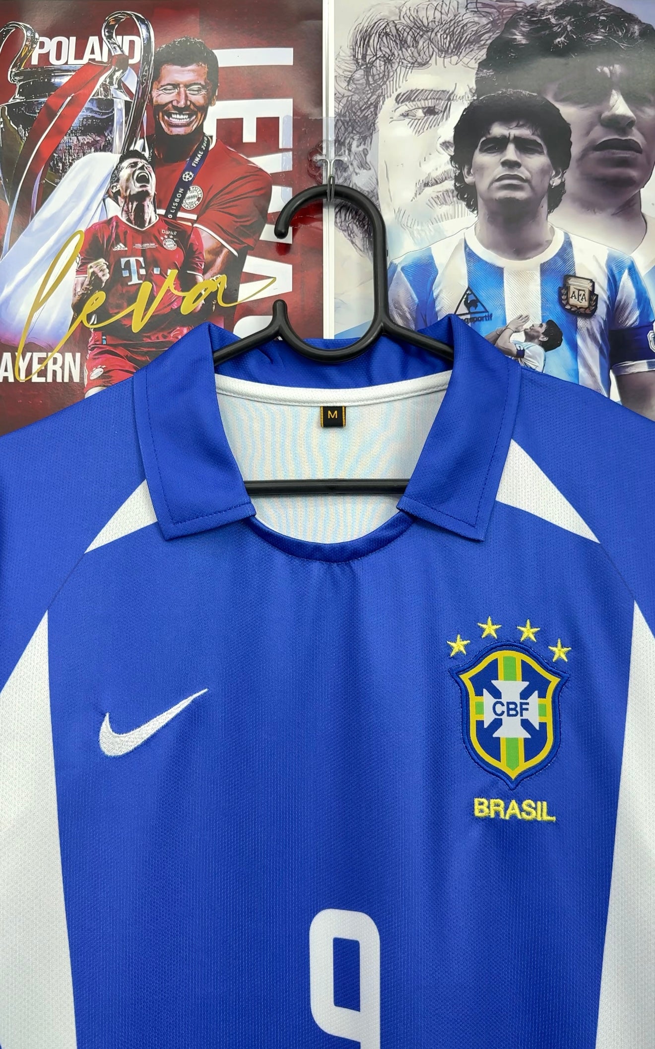 RONALDO BRAZIL 2002 AWAY KIT