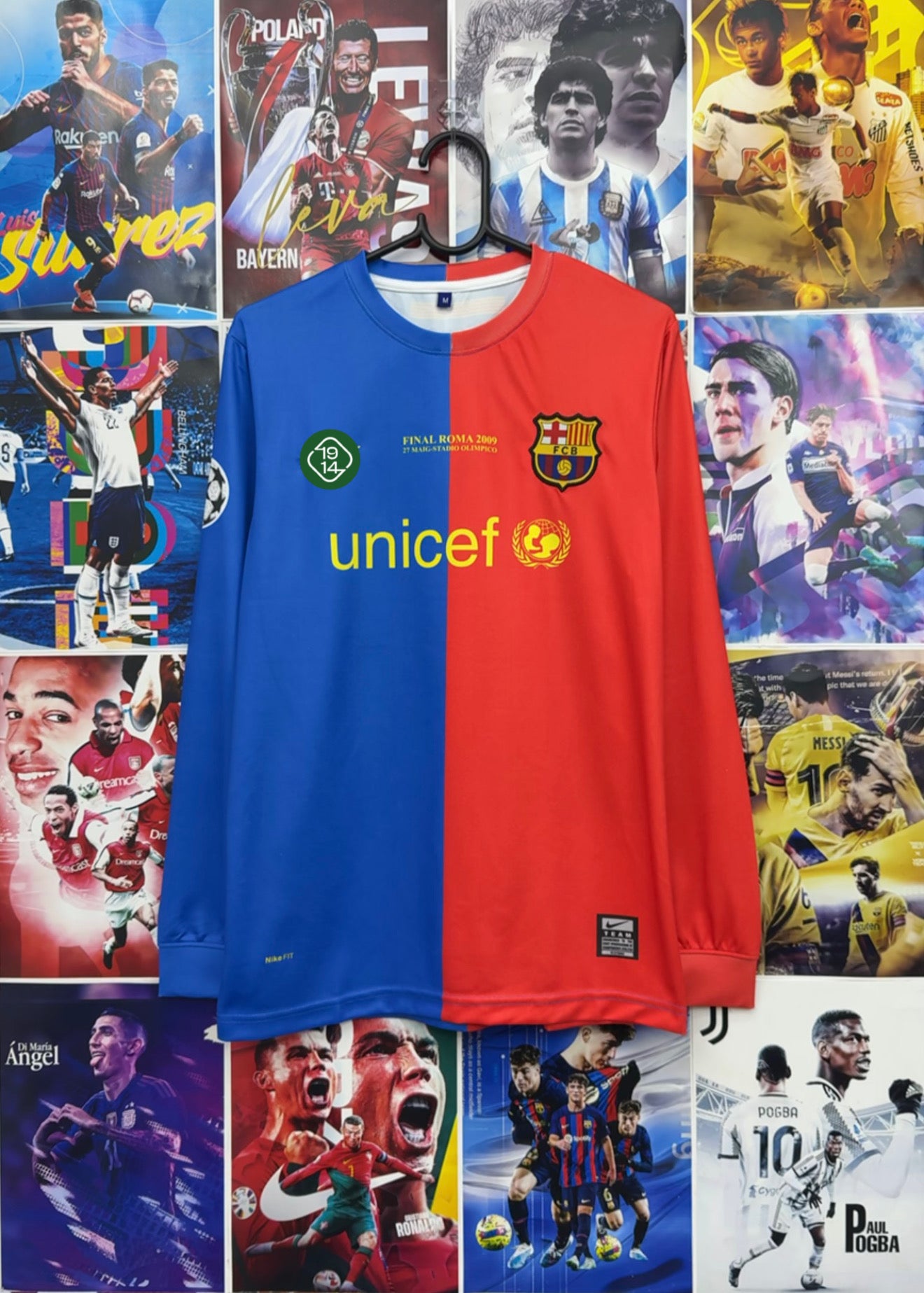 MESSI BARCA 08-09 HOME FULL SLEEVE KIT