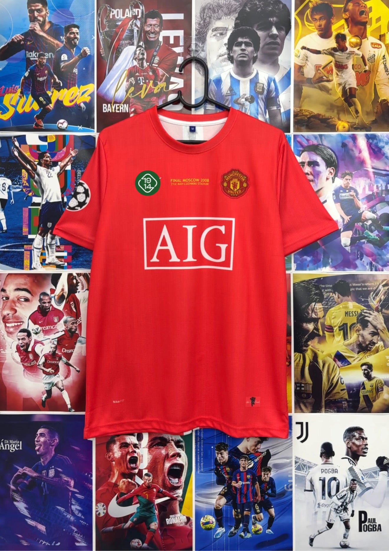 RONALDO MAN UTD 07-08 HOME KIDS KIT