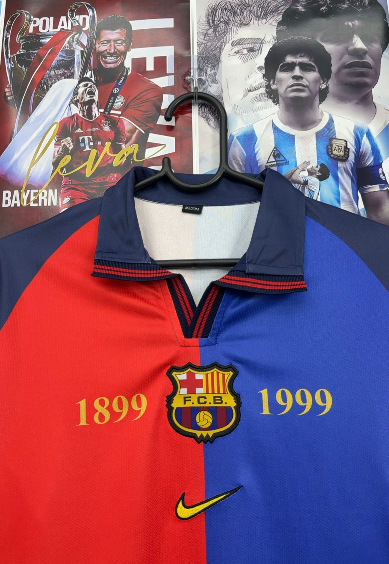 RIVALDO BARCELONA 99-00 HOME FULL SLEEVE KIT