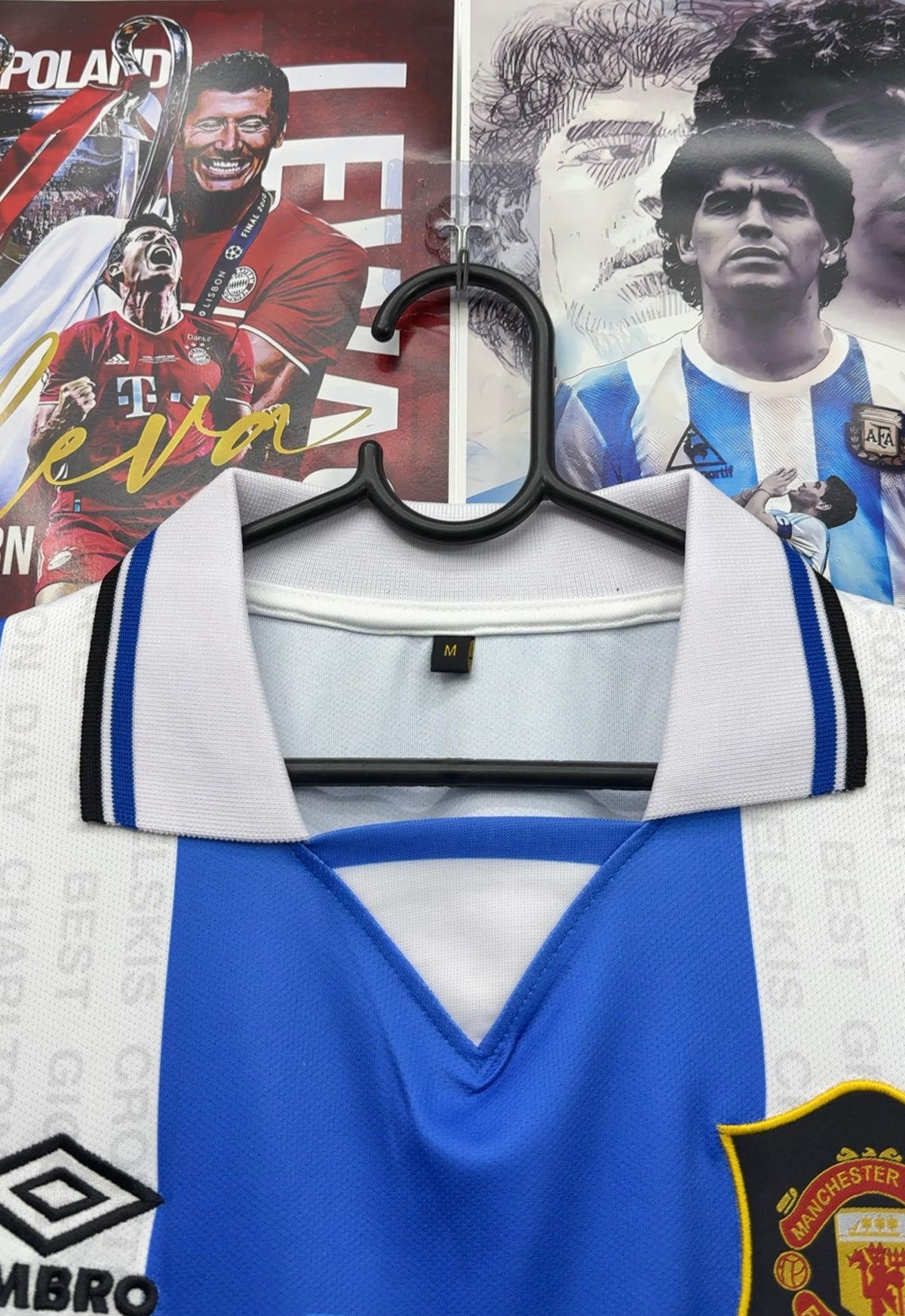 BECKHAM MAN UNITED 94-95 AWAY KIT