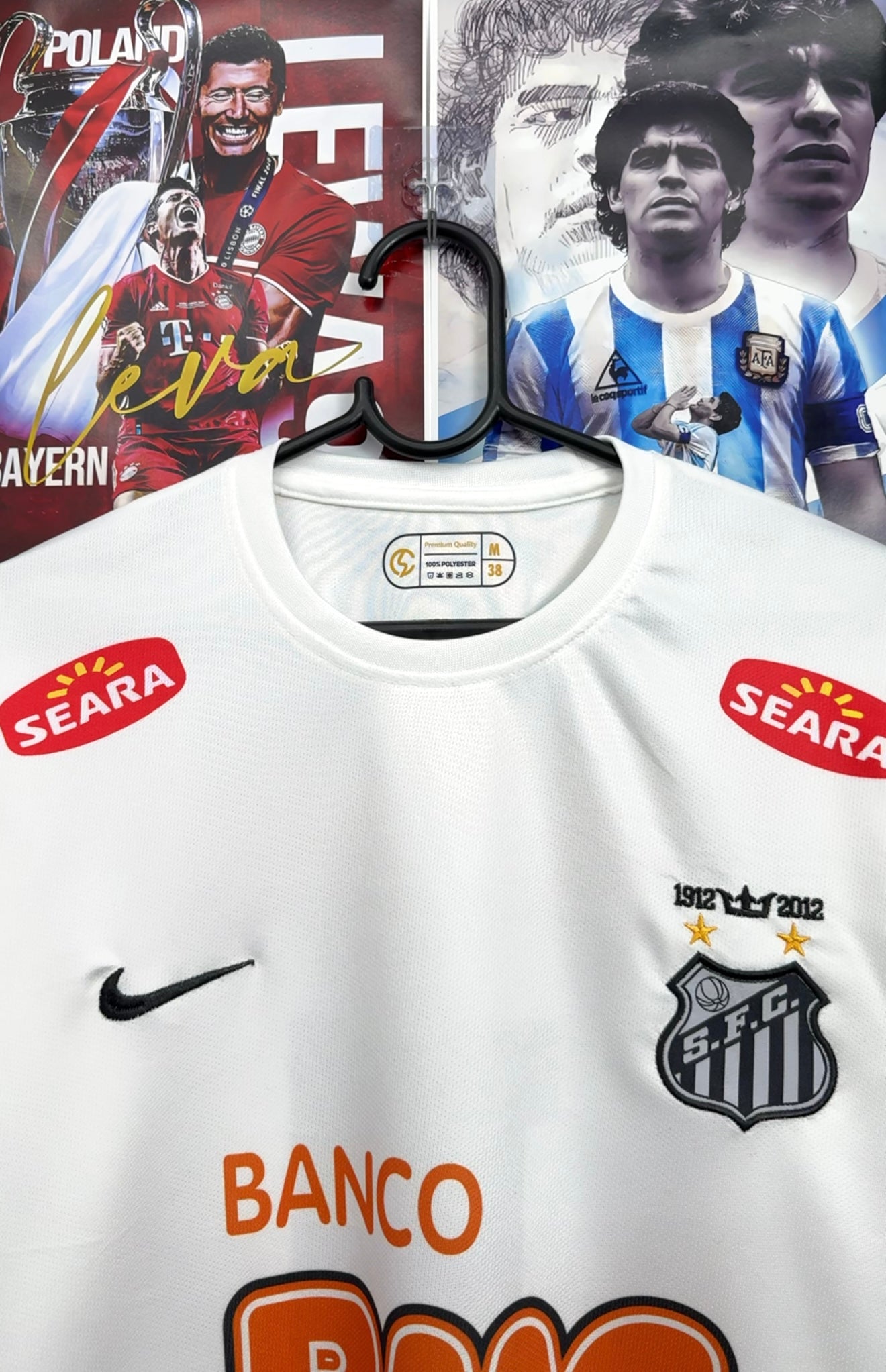 NEYMAR SANTOS 2012 HOME FULL SLEEVE KIT