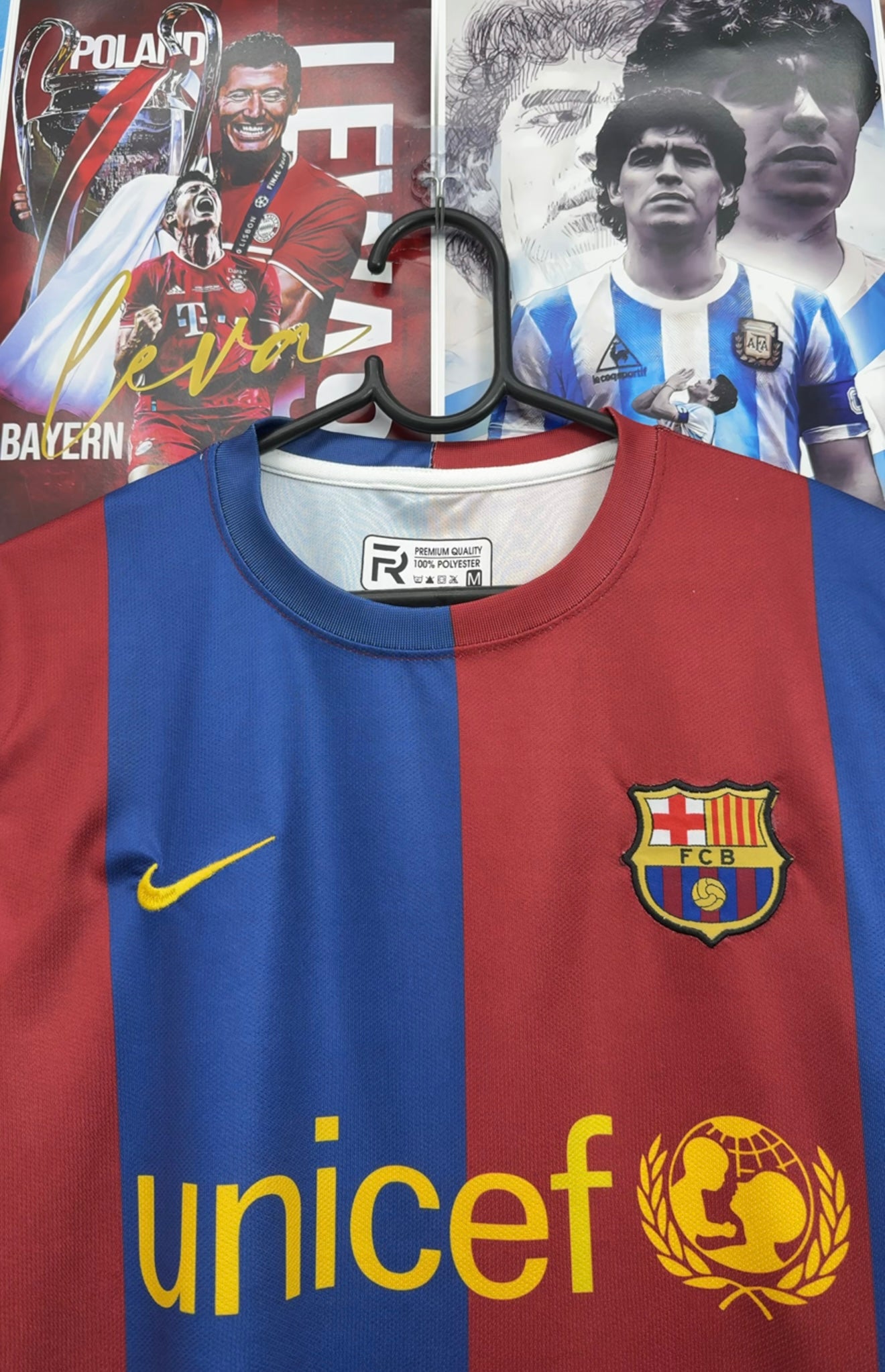 MESSI BARCA 06-07 HOME KIT