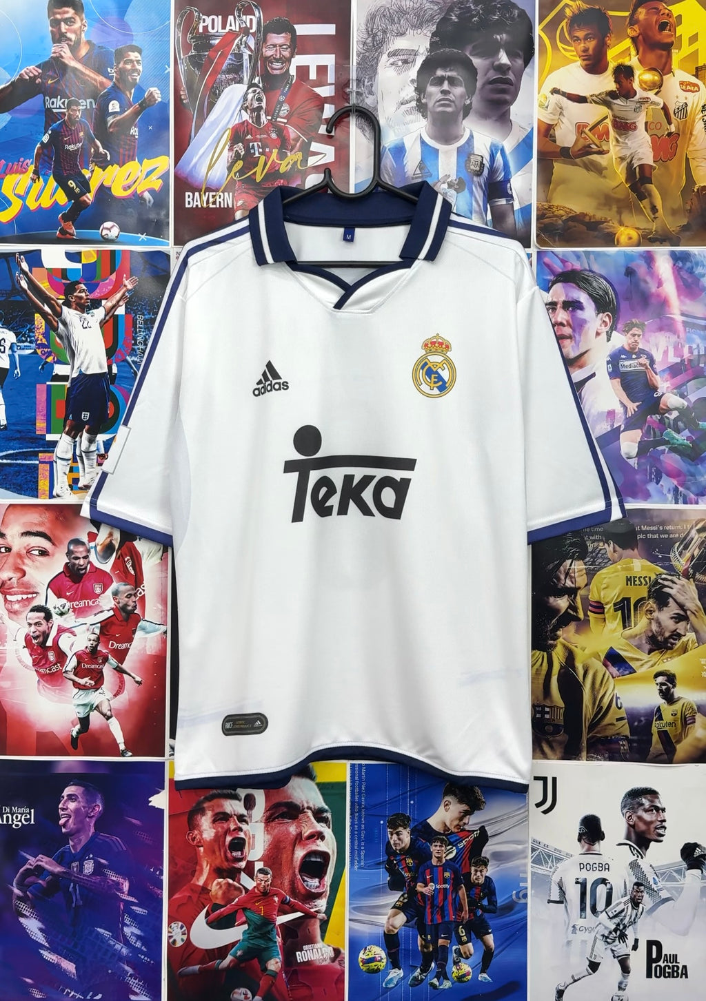 CARLOS REAL MADRID 00-01 HOME OVERSIZED KIT