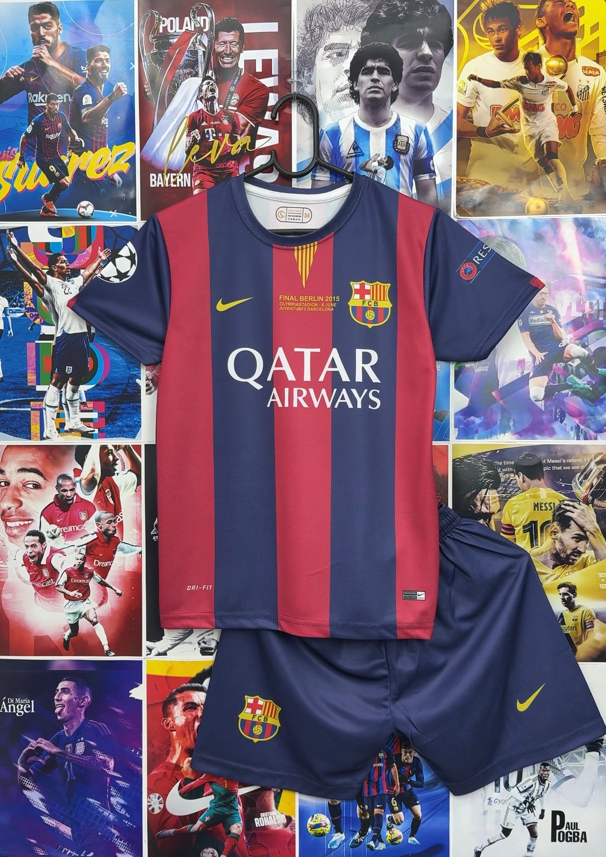 MESSI BARCA 14-15 HOME KIDS SET