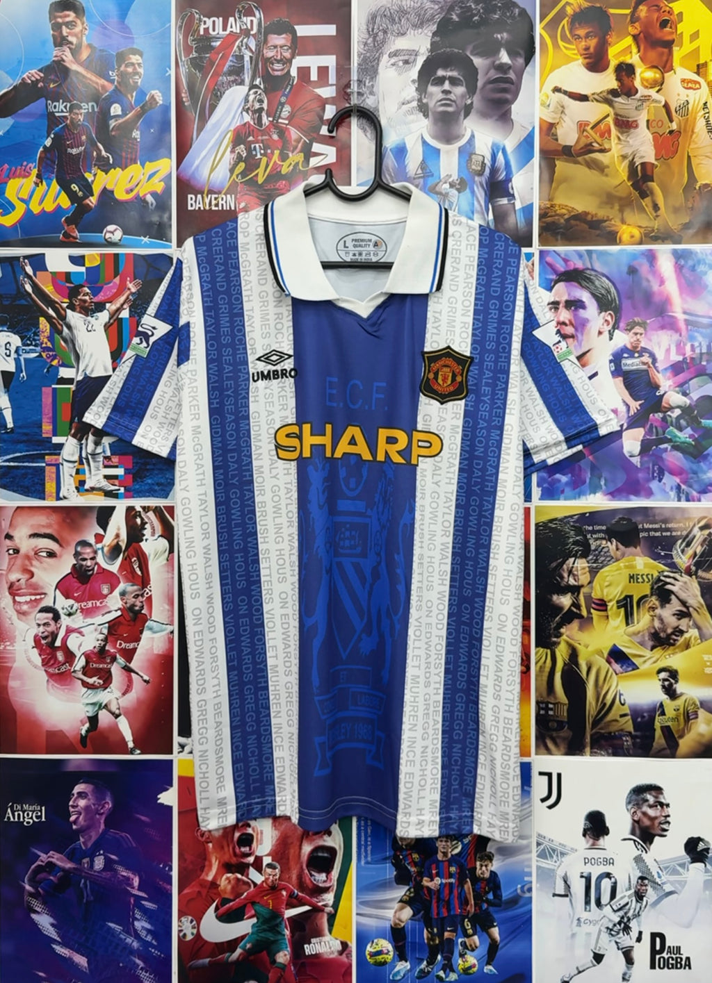 BECKHAM MAN UTD 94-95 THIRD KIT