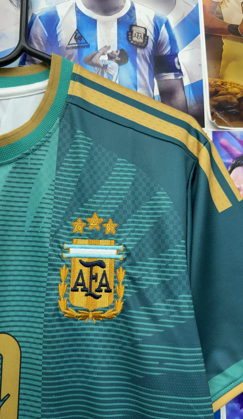 MESSI ARGENTINA FAREWELL GREEN KIT