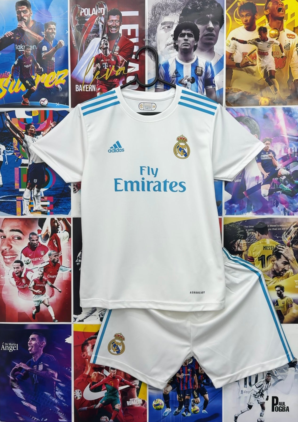 RONALDO REAL MADRID 17-18 HOME KIDS SET