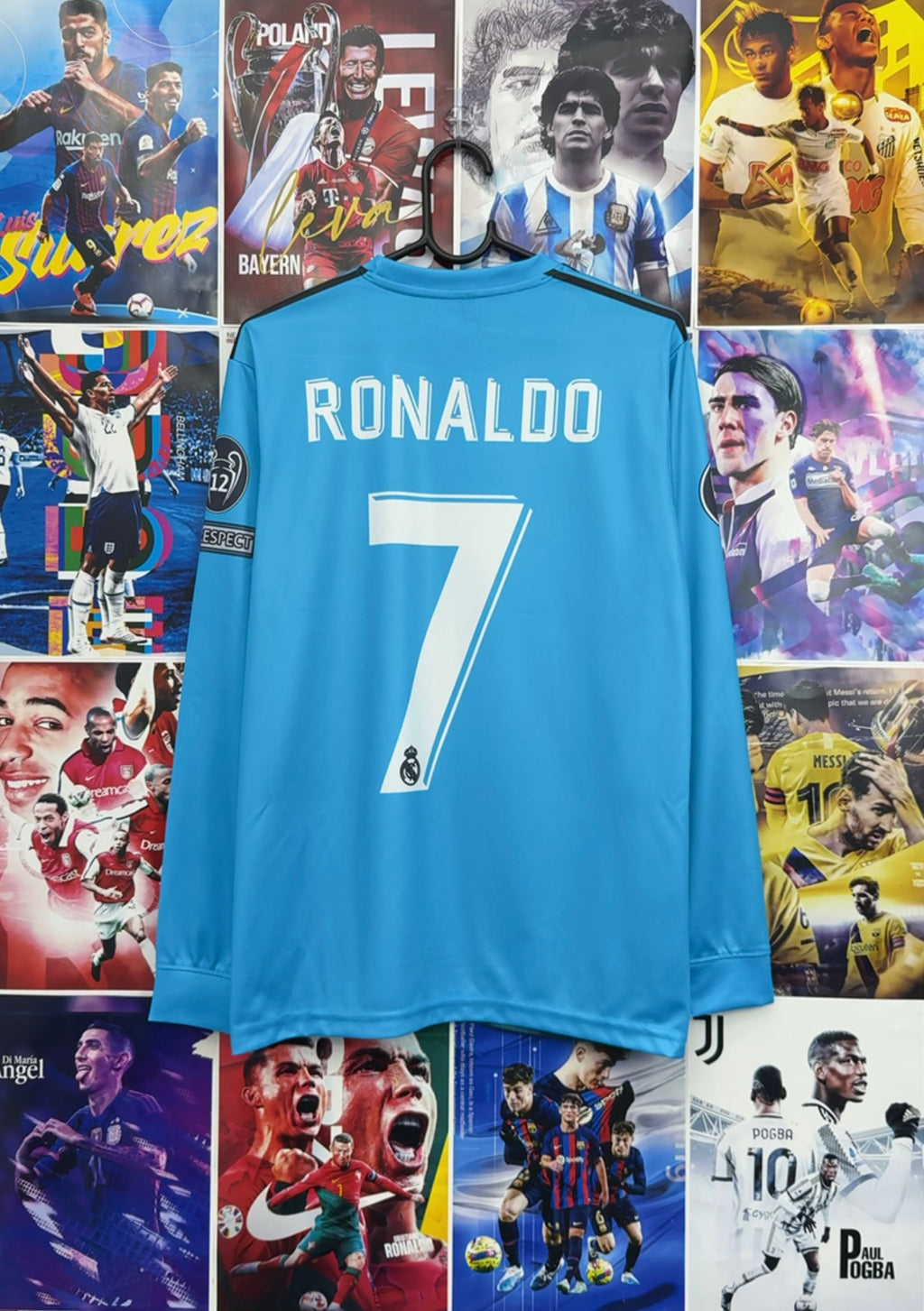 RONALDO REAL MADRID 17-18 THIRD FULL SLEEVE KIT