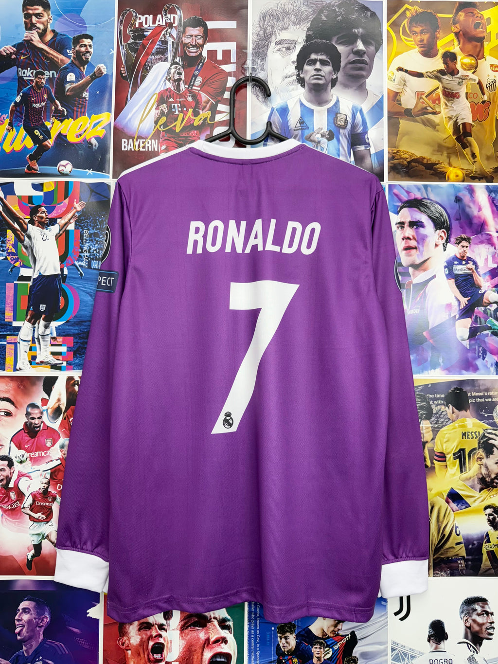 RONALDO REAL MADRID 16-17 AWAY FULL SLEEVE KIT