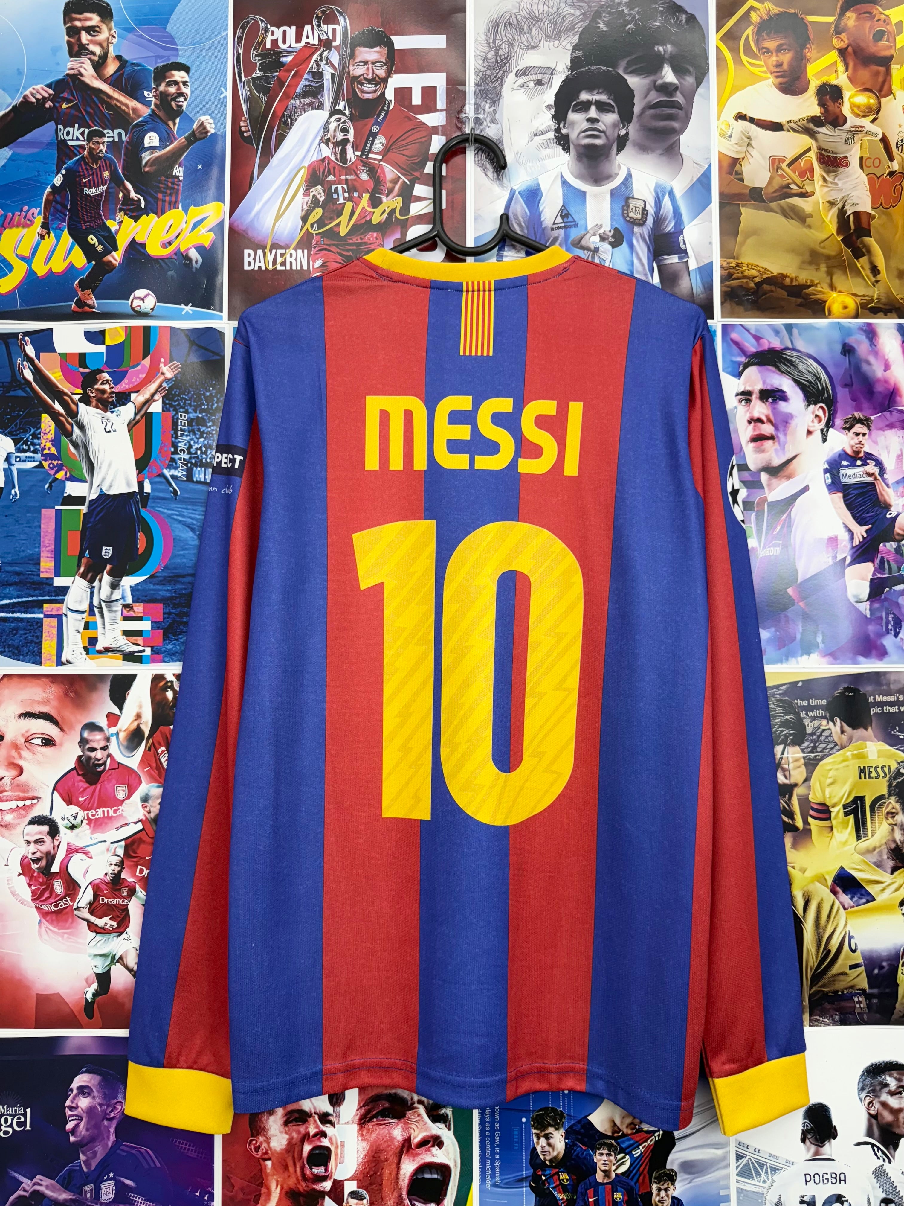 MESSI BARCA 10-11 HOME FULL SLEEVE KIT