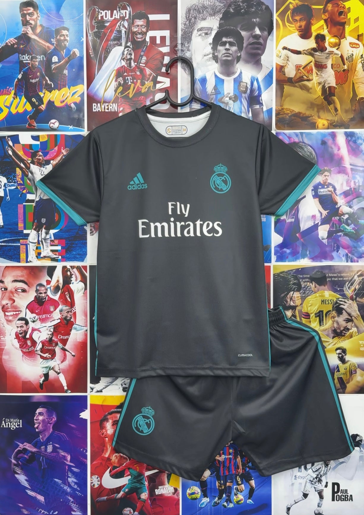 RONALDO REAL MADRID 17-18 AWAY KIDS SET