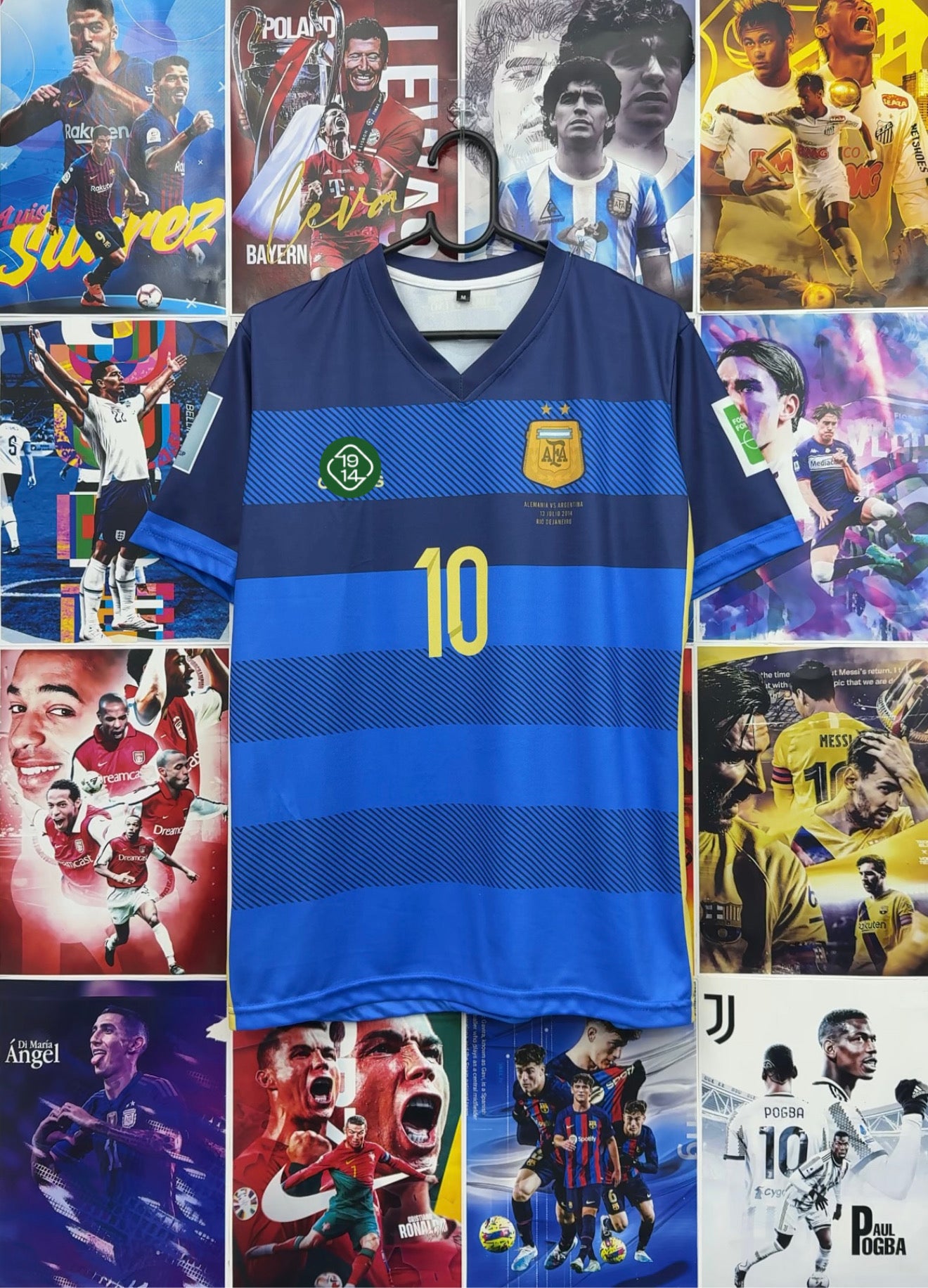 MESSI ARGENTINA 2014 AWAY KIT