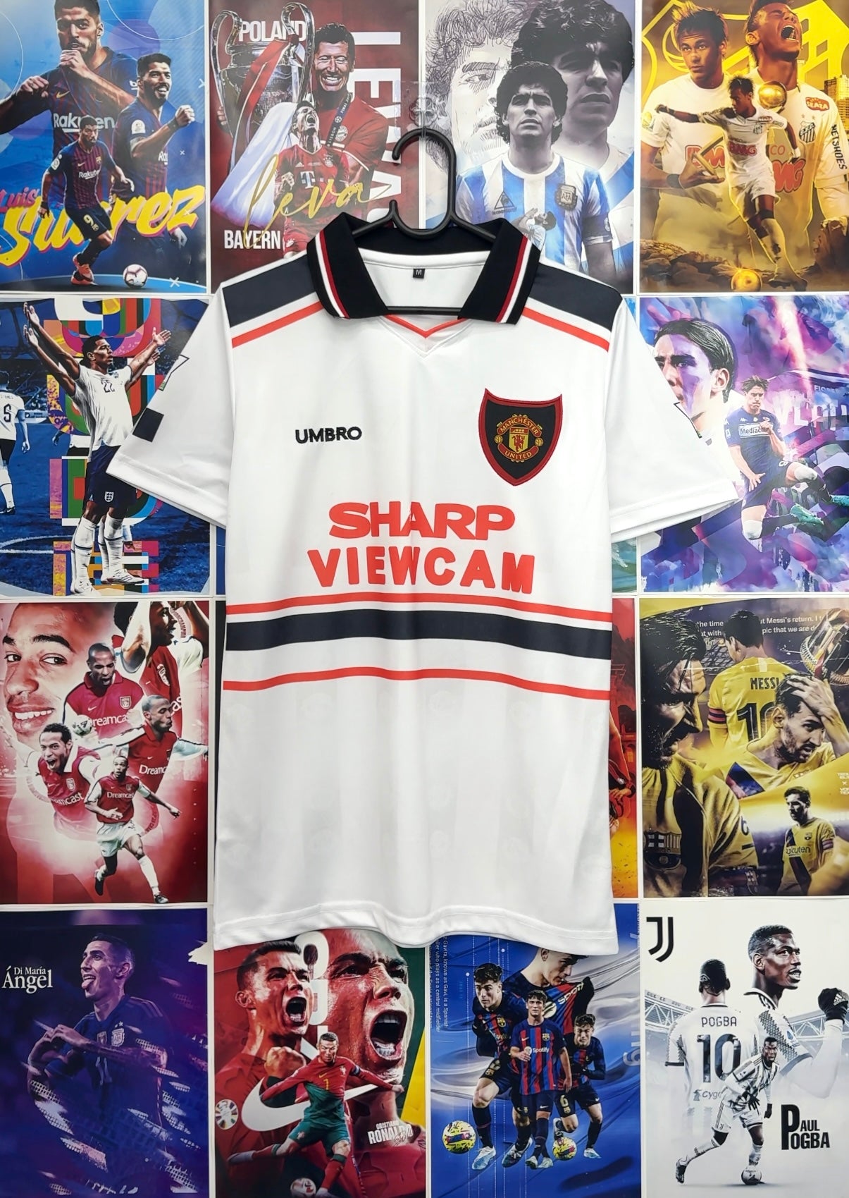 BECKHAM MAN UNITED 97-98 AWAY KIT