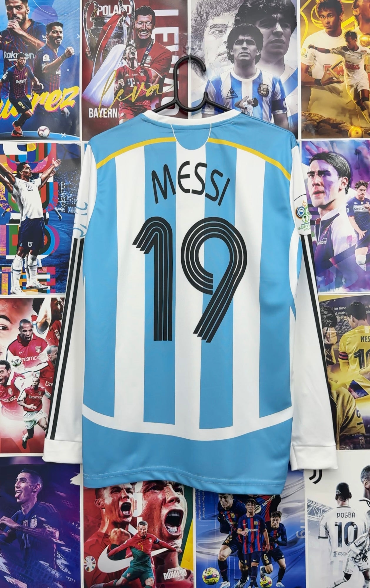 MESSI ARGENTINA 2006 HOME FULL SLEEVE KIT