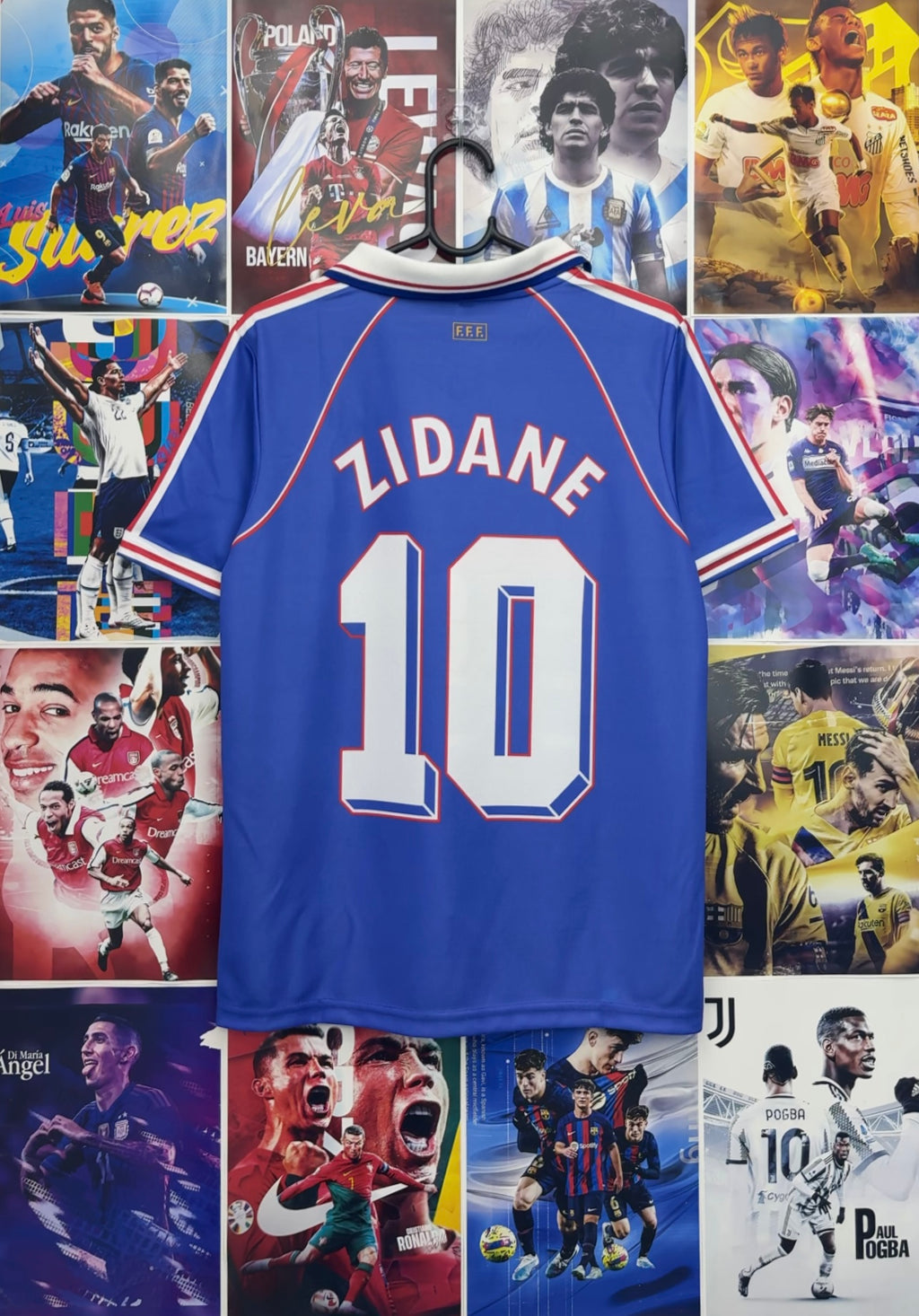 ZIDANE FRANCE 1998 HOME KIT