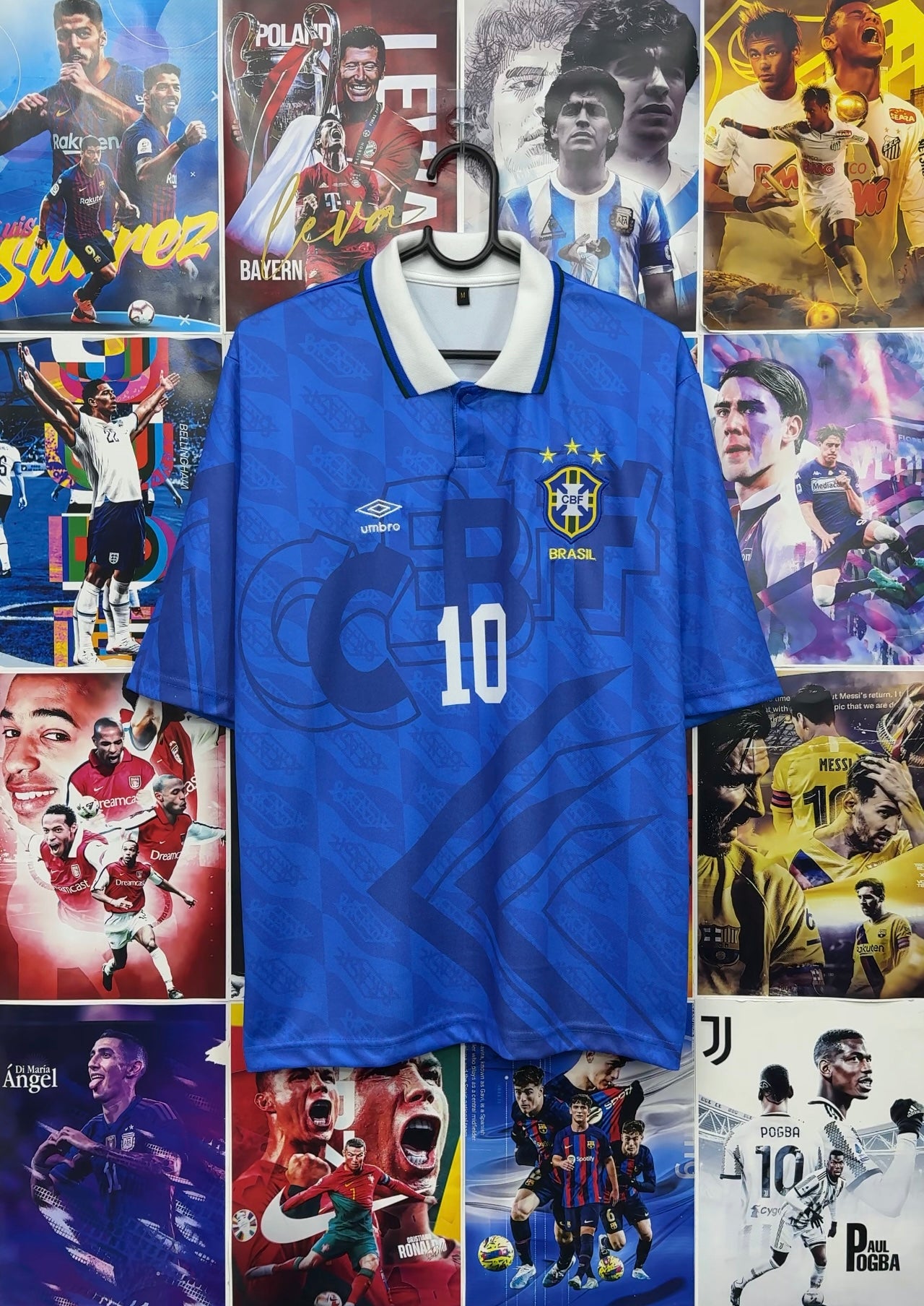 PELE BRAZIL 1992 AWAY OVERSIZED KIT