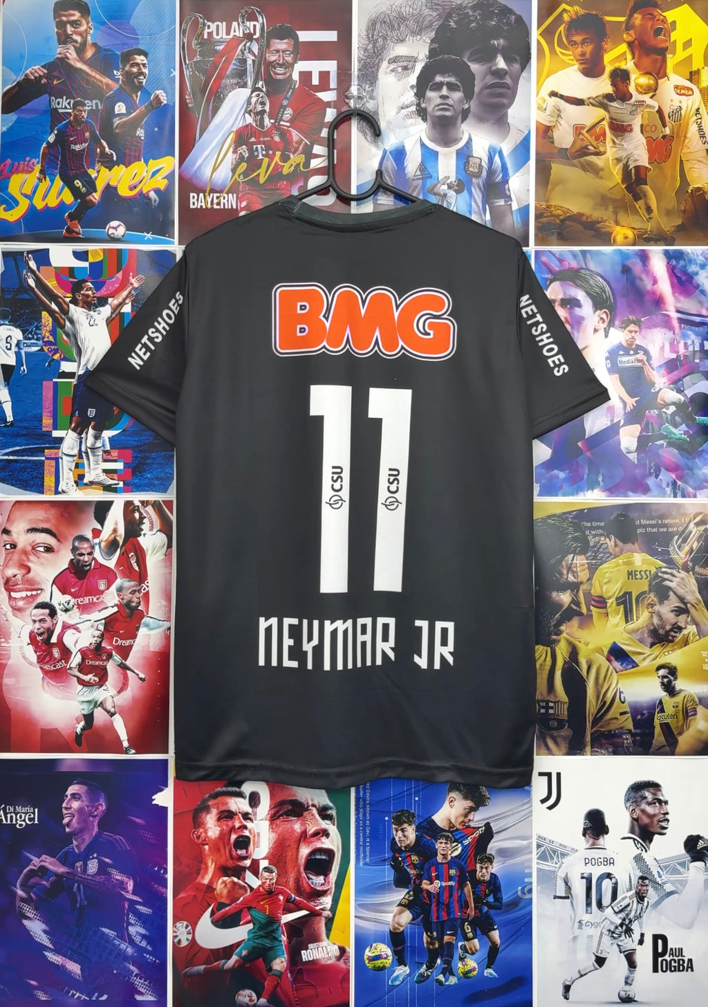 NEYMAR SANTOS 2012 BLACK KIT