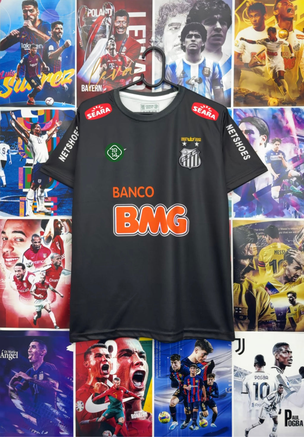NEYMAR SANTOS 2012 BLACK KIT
