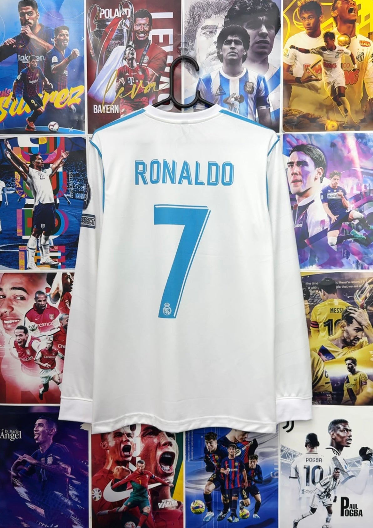 RONALDO REAL MADRID 17-18 HOME FULL SLEEVE KIT