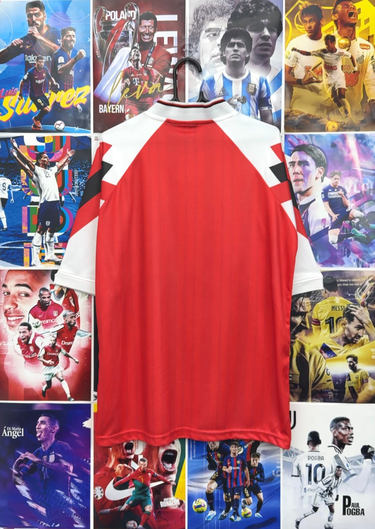 ARSENAL 92-93 V KNITTED OVERSIZED HOME KIT (No Name)