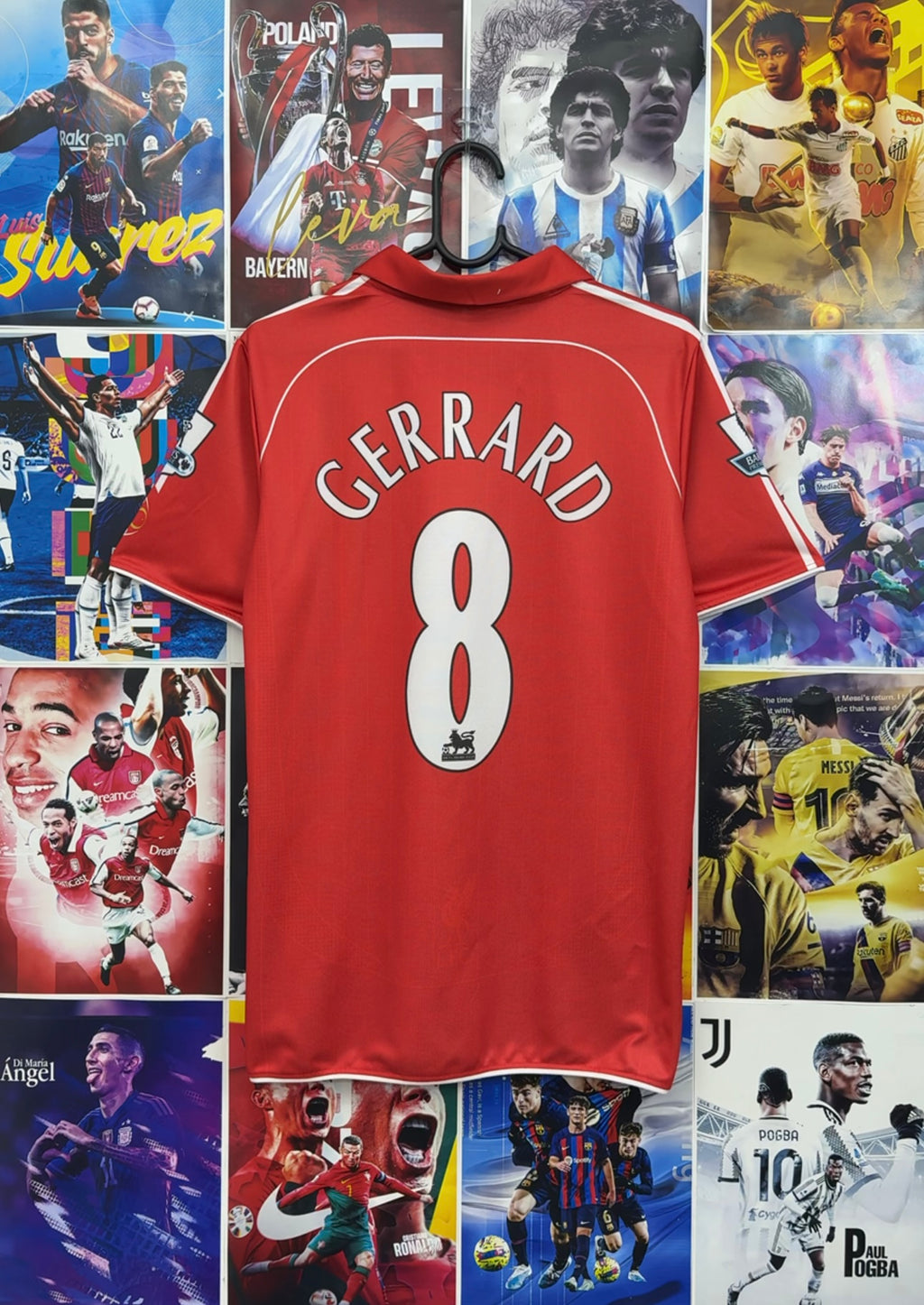 GERRARD LIVERPOOL 07-08 HOME KIT